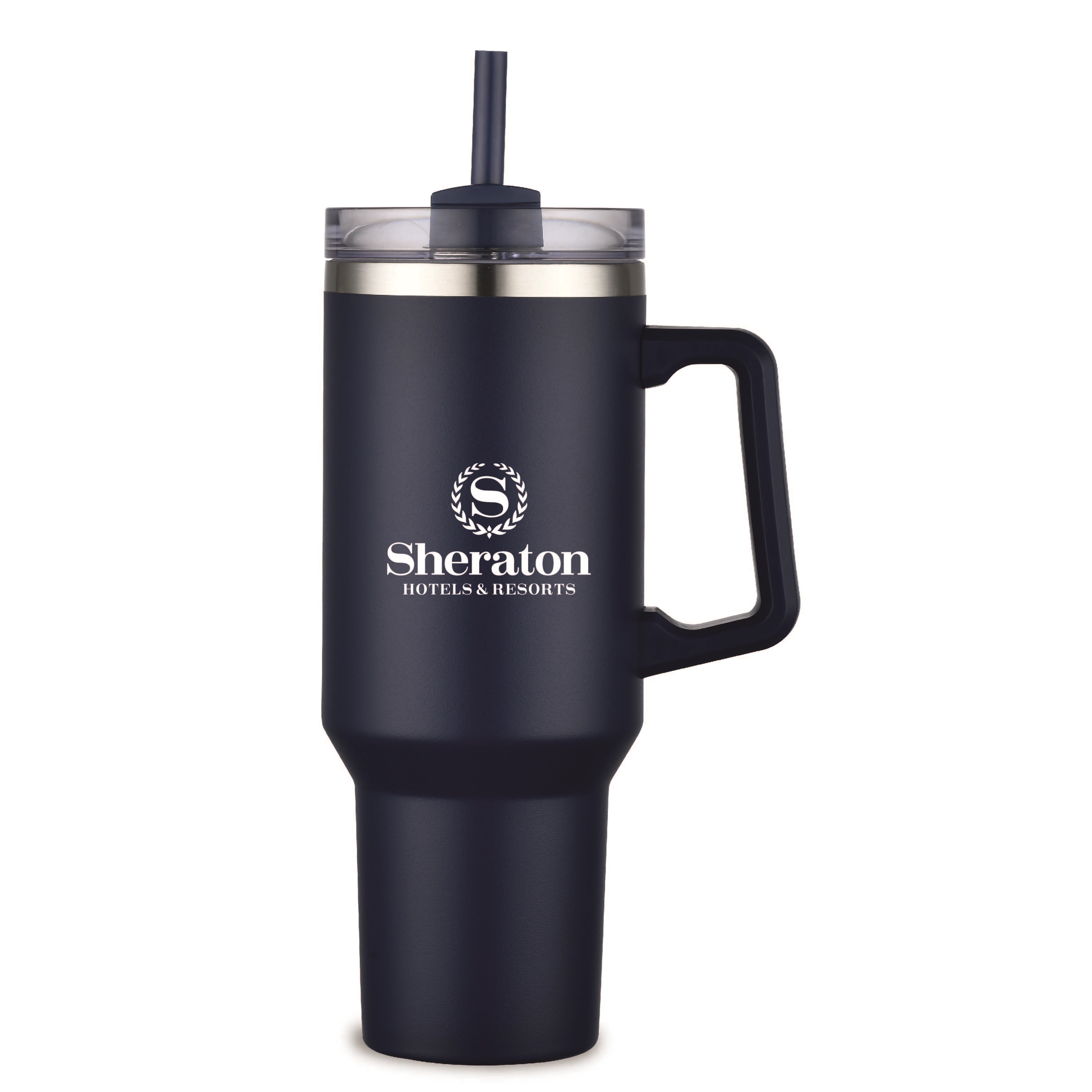 THE HIDRATOR - 40 oz. S/S TRAVEL MUG WITH HANDLE AND STRAW 30