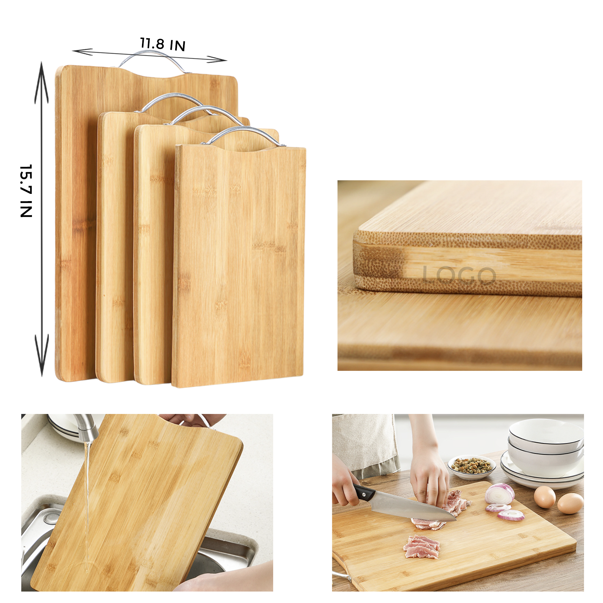 MOQ 10 PCS Durable Wooden Cutting Board