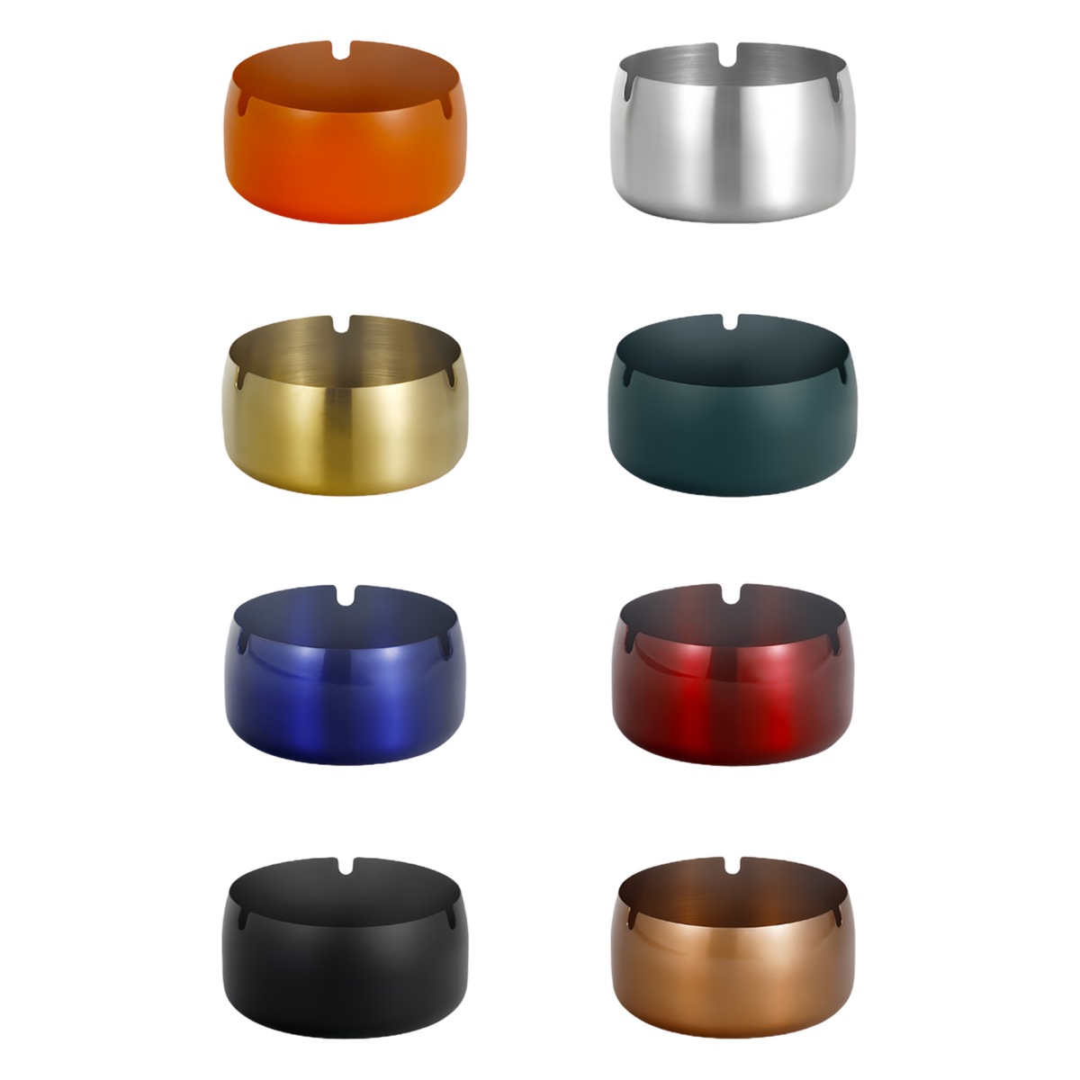 Stainless Steel Thickened Windproof Ashtray 6