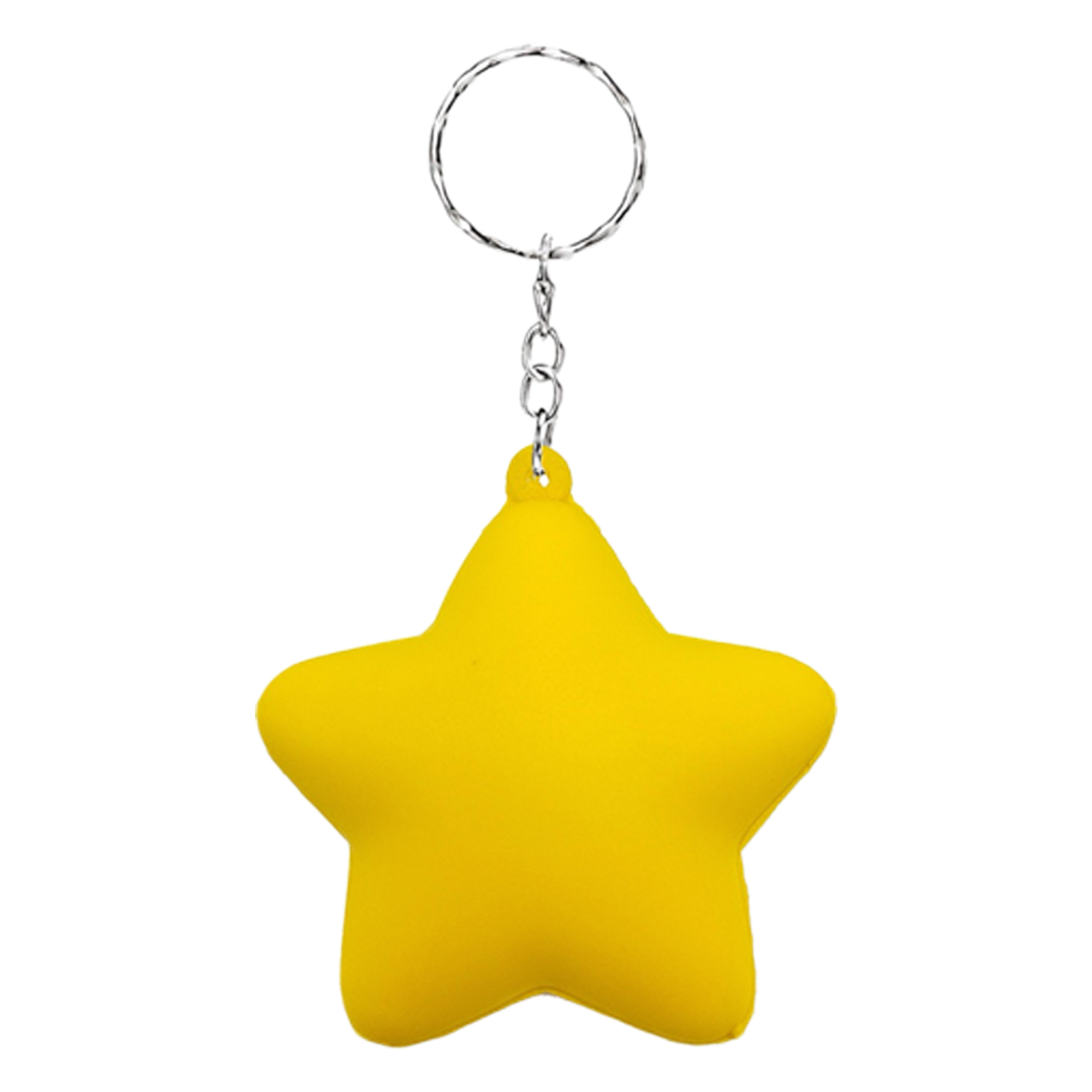 MOQ 50 PU Star Stress Reliever Keychain 6