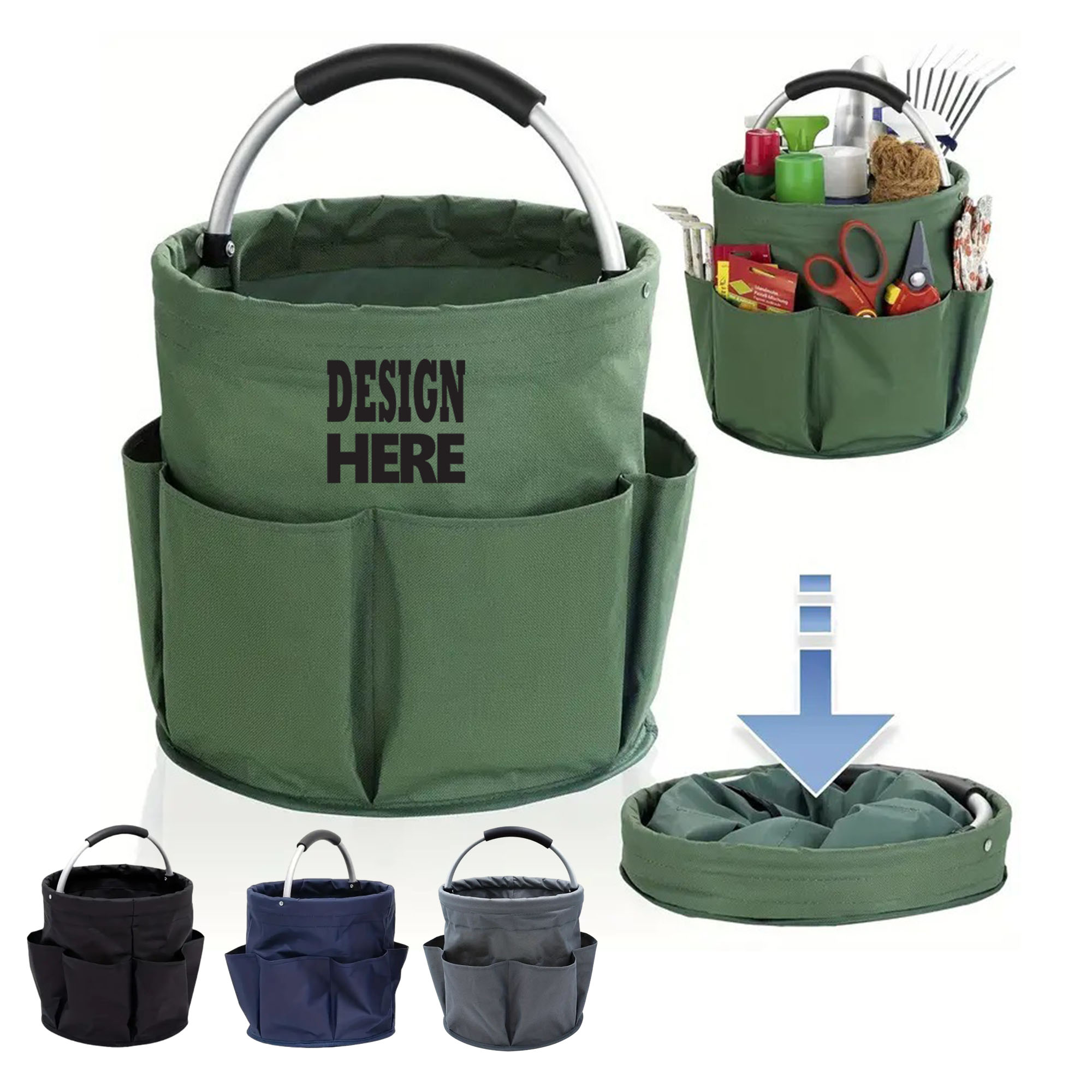 Foldable Outdoor Picnic And Garden Storage Basket 3
