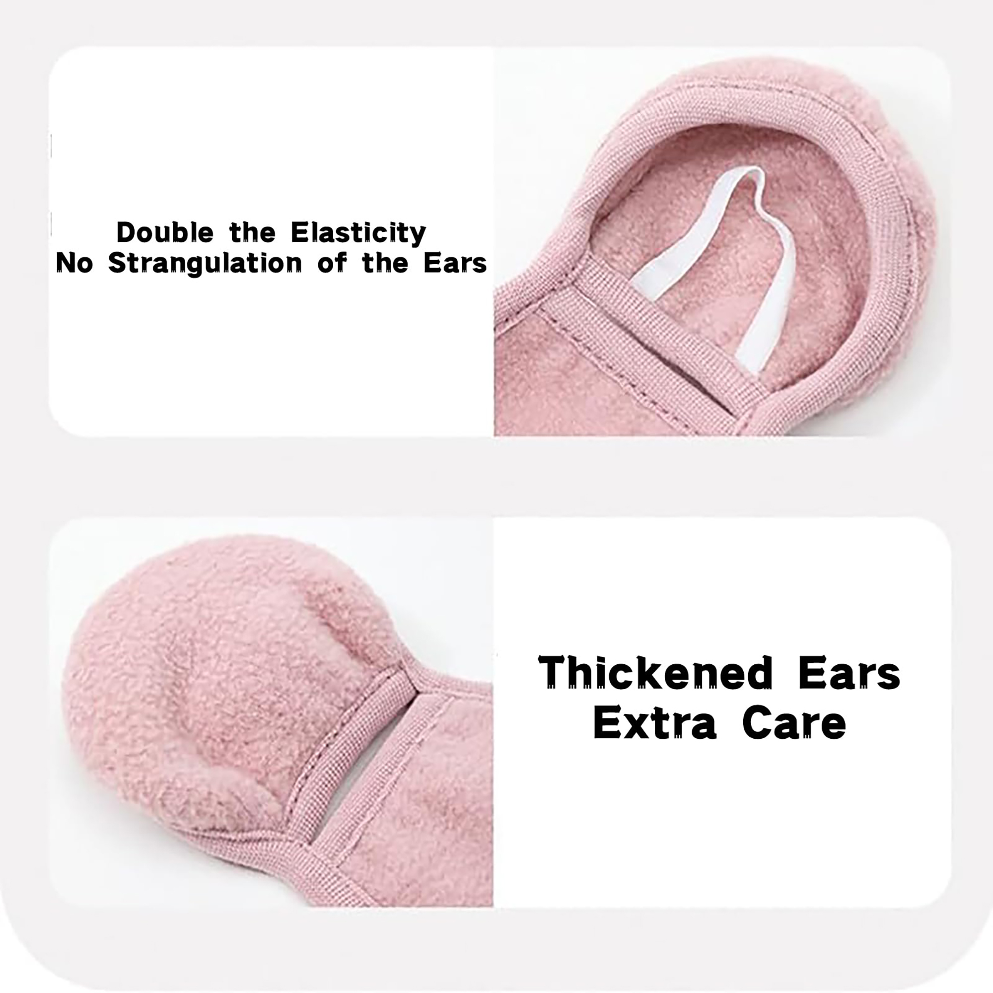 Fleece-Lined Cotton Mask with Windproof Ear Covers 10