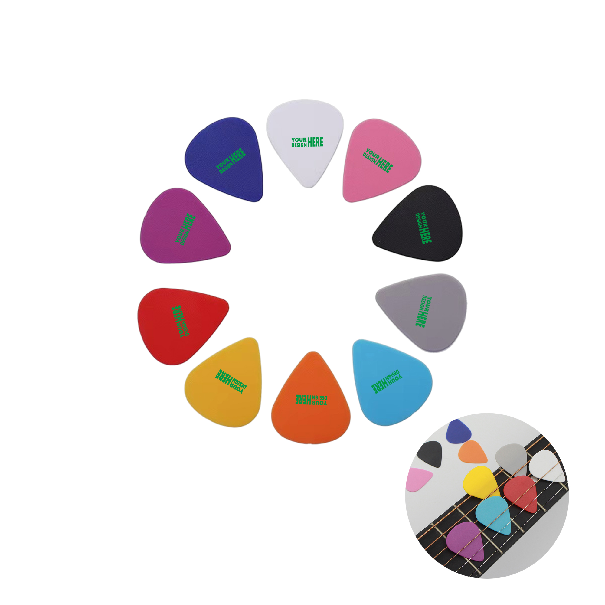 Custom ABS Guitar Pick 2