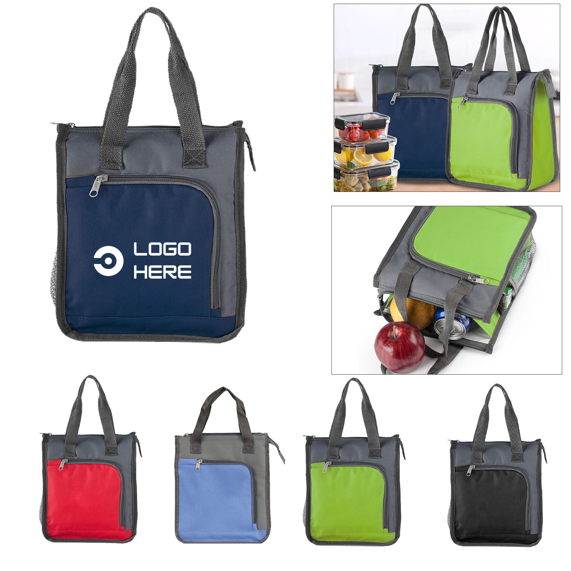 Portable Insulated Lunch Box Bag