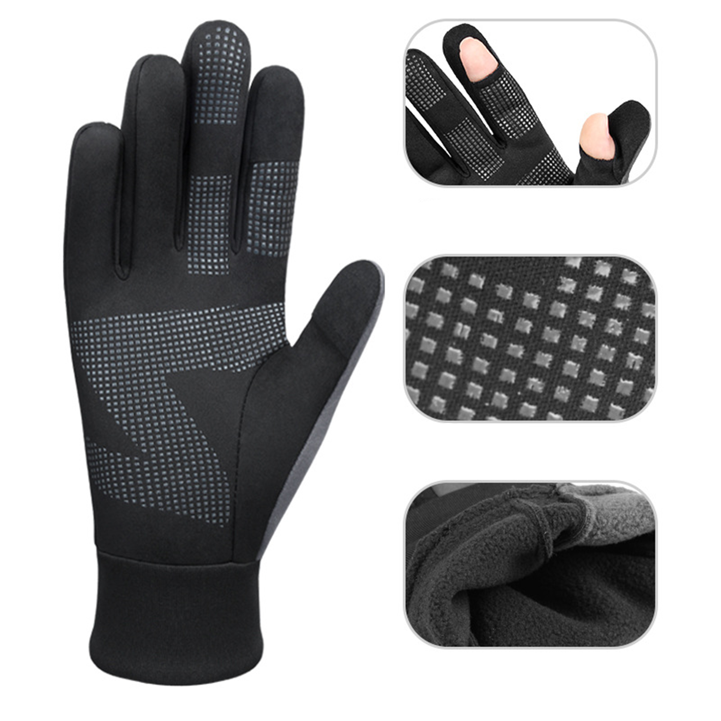 Waterproof Cycling Gloves with Touchscreen Functionality 8