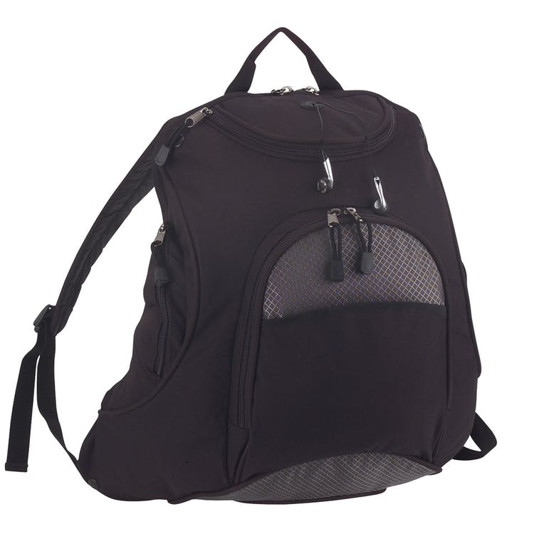 16.5" Adventure Backpacks - Black with Dark Gray 1