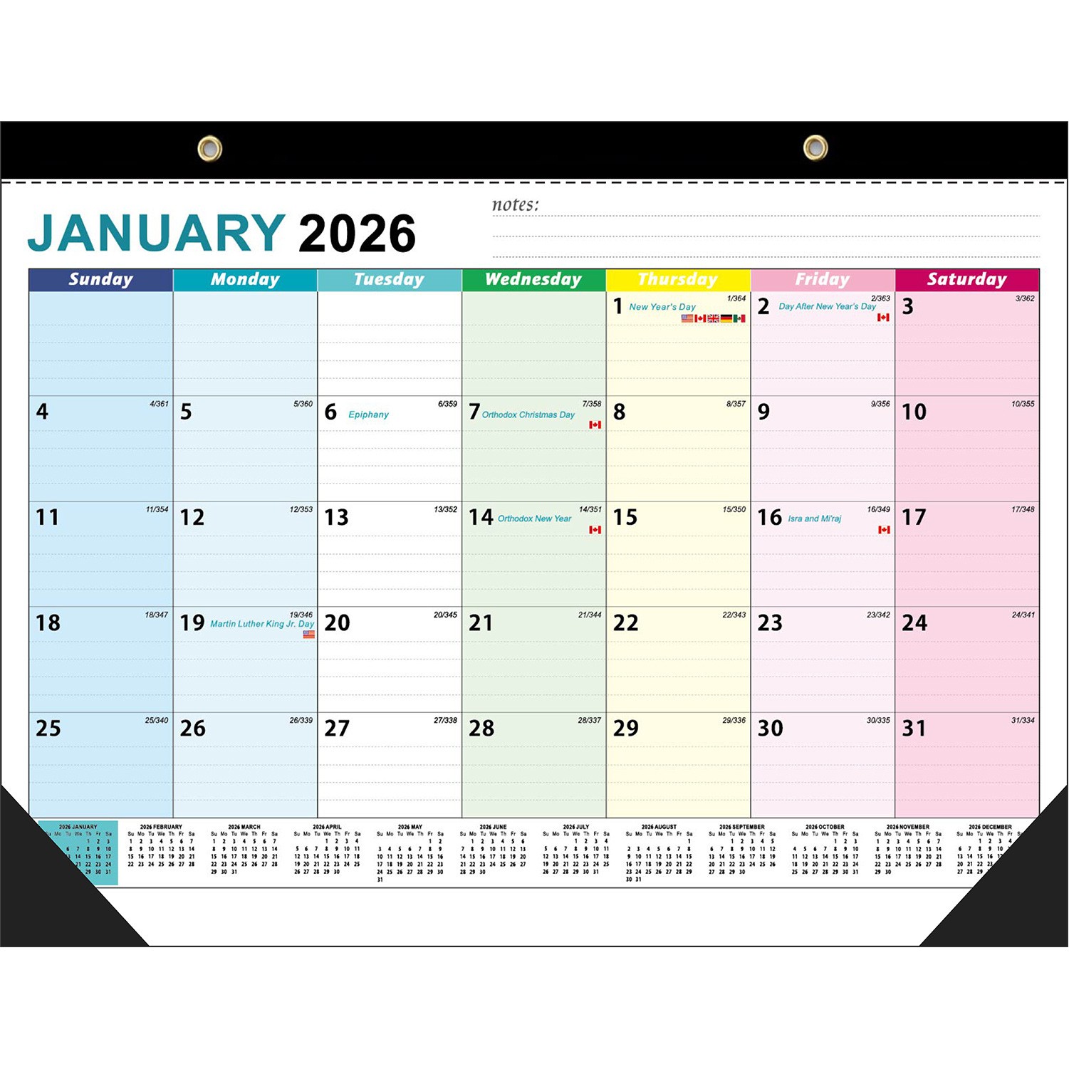 Oversized Wall Calendar