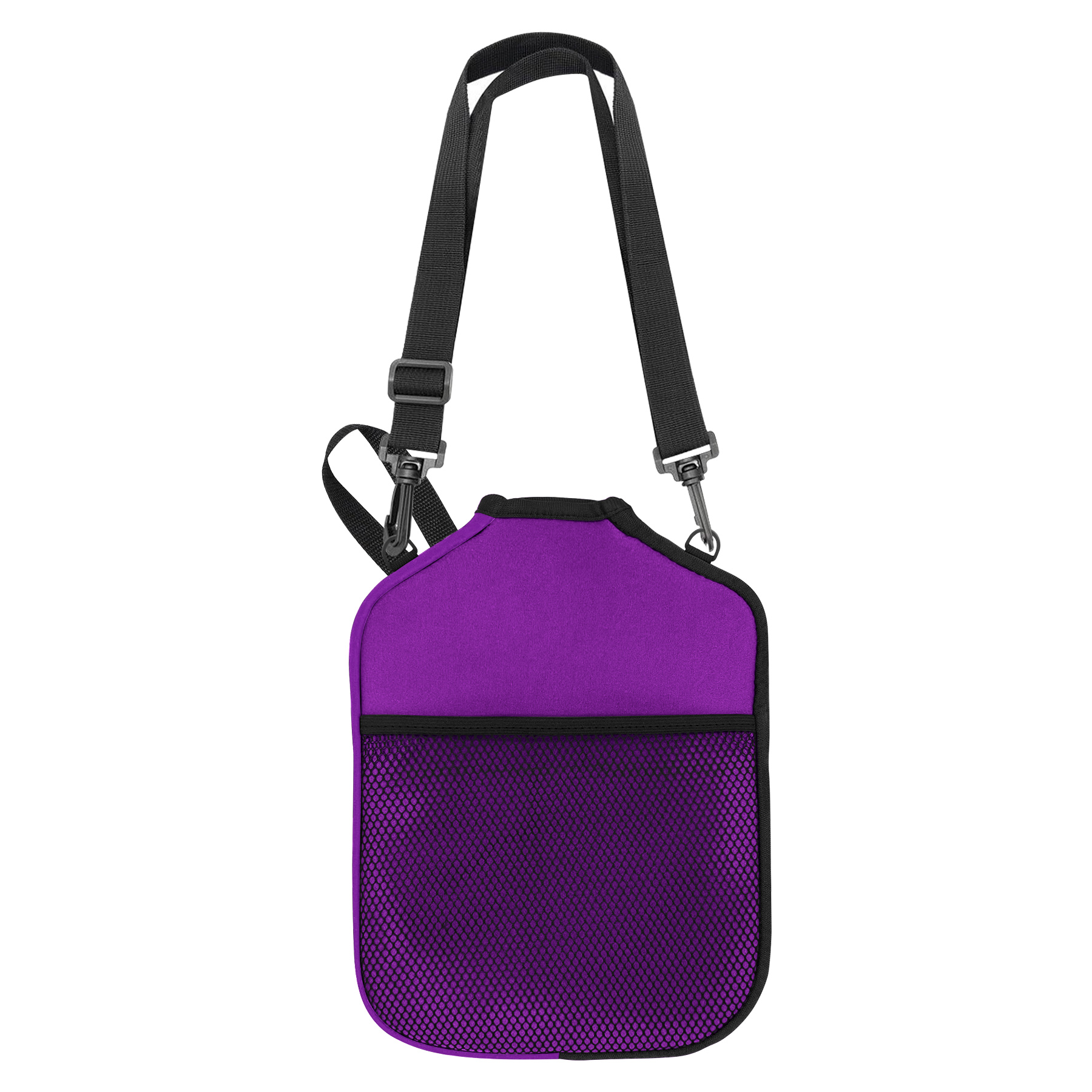 Crossbody Neoprene Pickleball Racket Storage Bag With Mesh Pocket And Strap 9