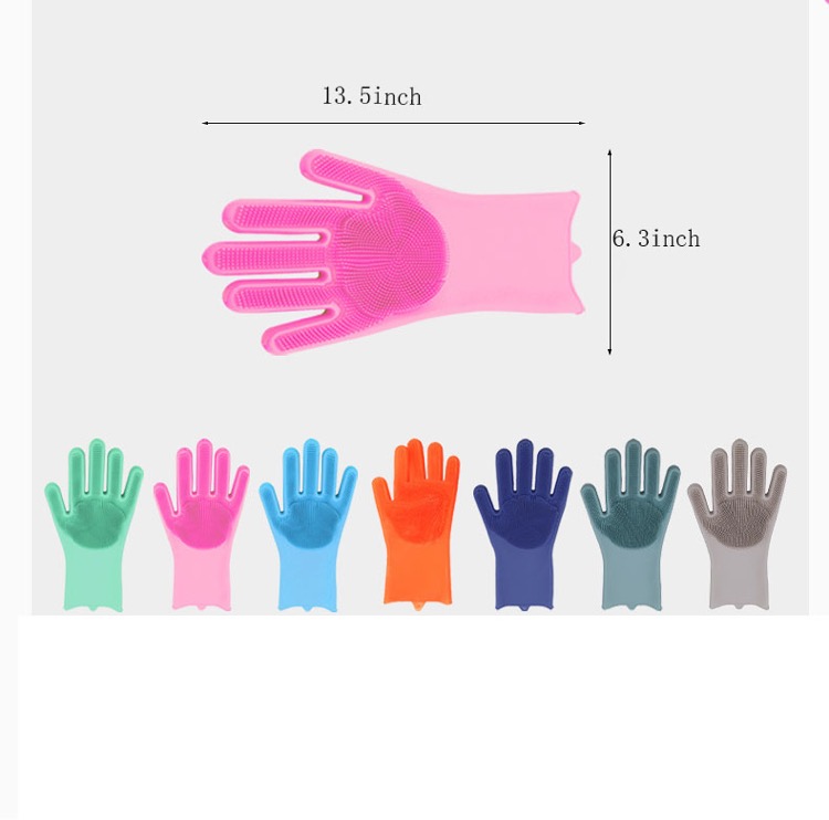 Reusable Silicone Dishwashing Gloves 4