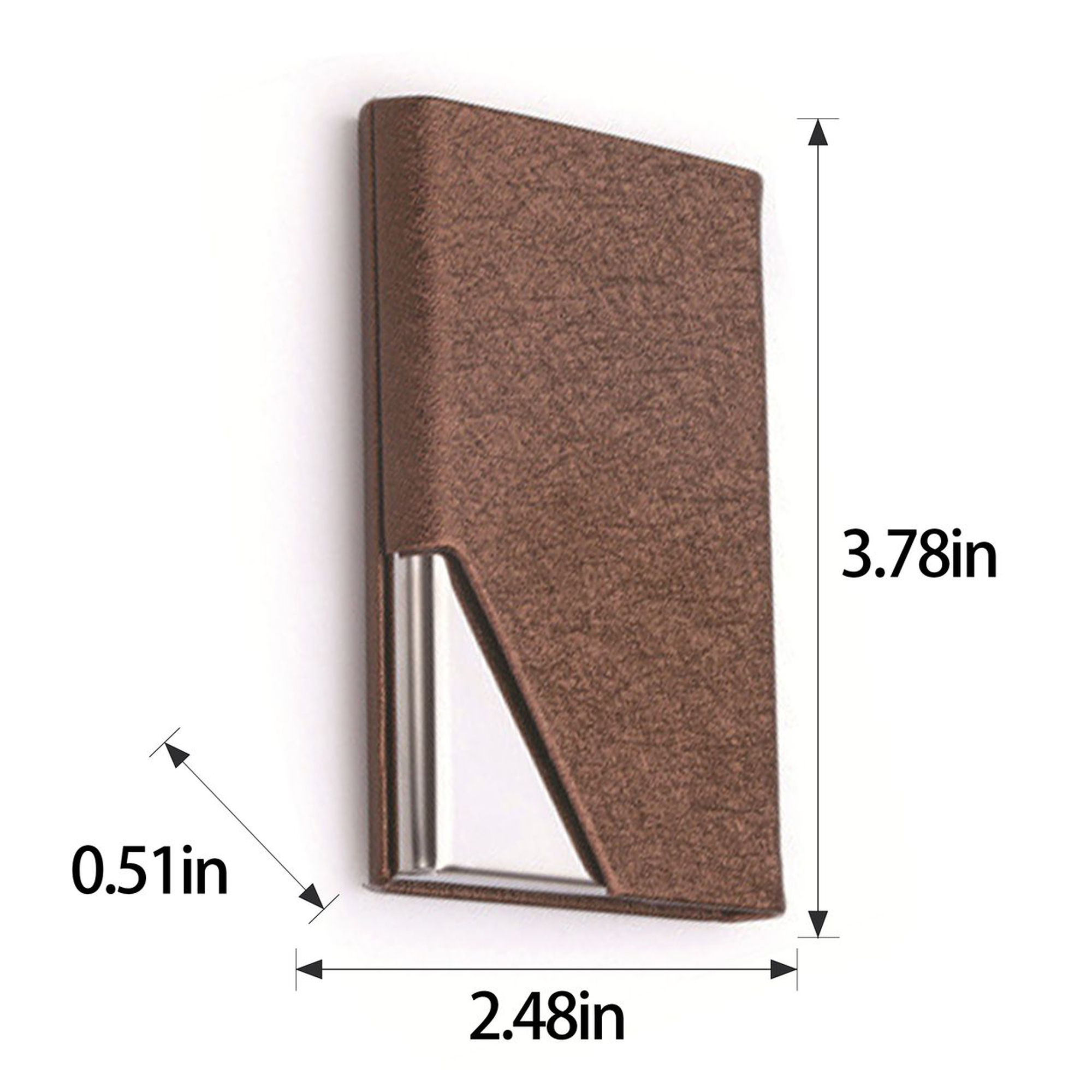 MOQ50 Premium Leather Magnetic Card Holder 7