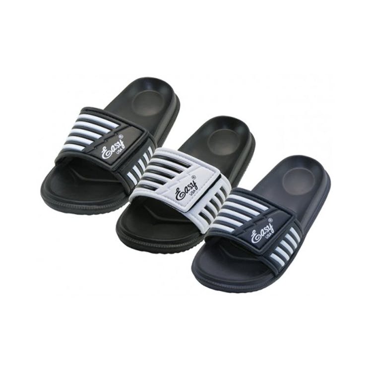 Boys' Slides - Sizes 1-6 Velcro Strap Age 5-10 Years 3
