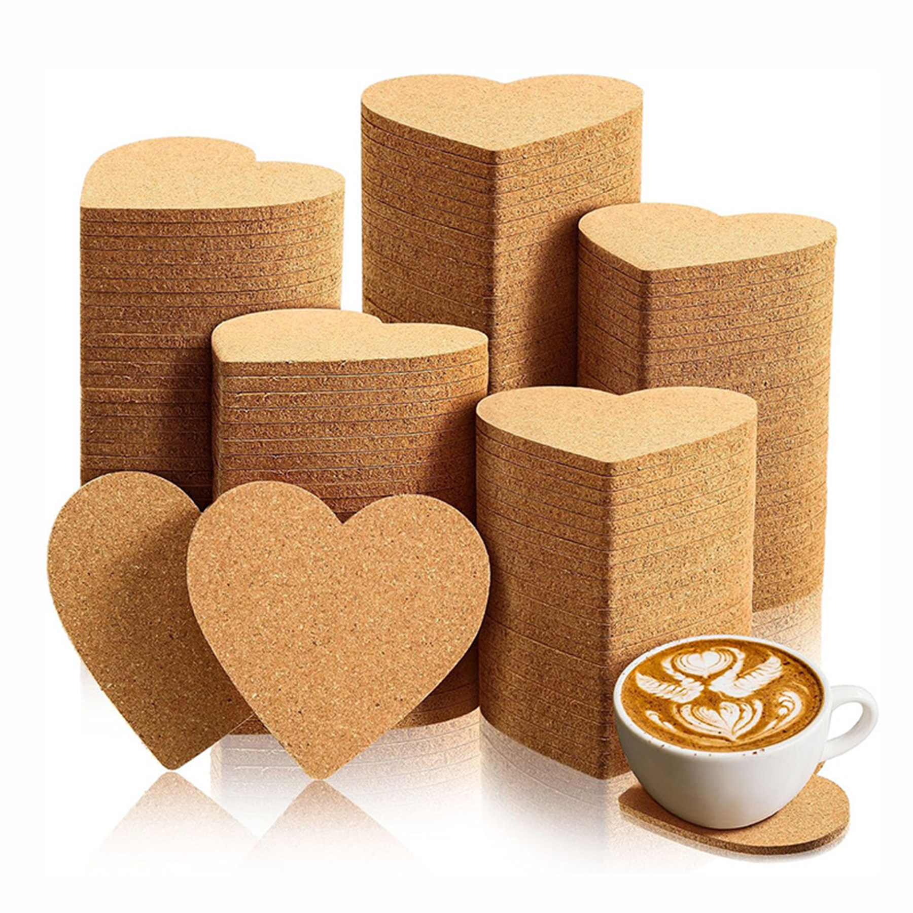 Irregular shaped Cork Coaster Gift 18