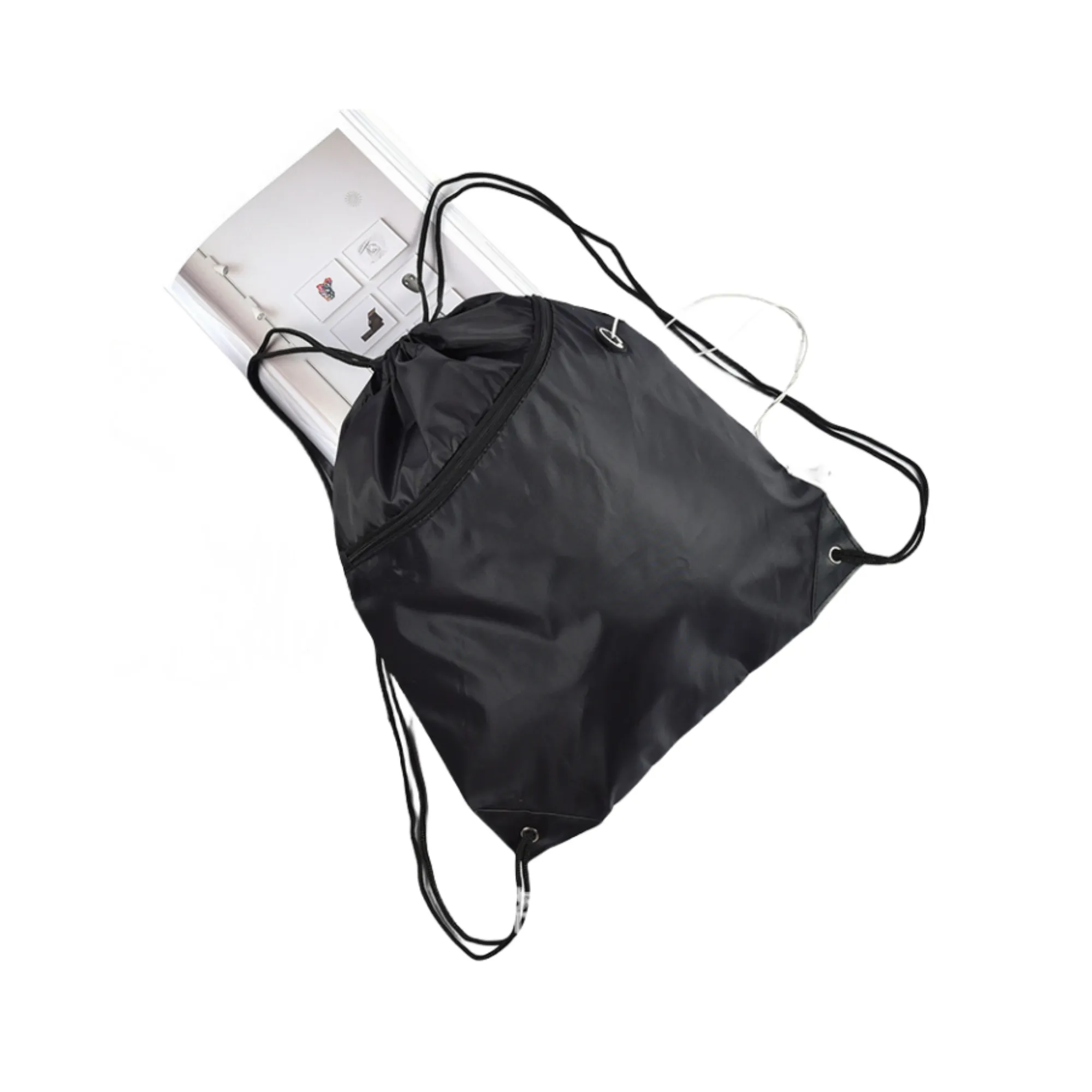 Backpack With Drawstring Shoulder 11