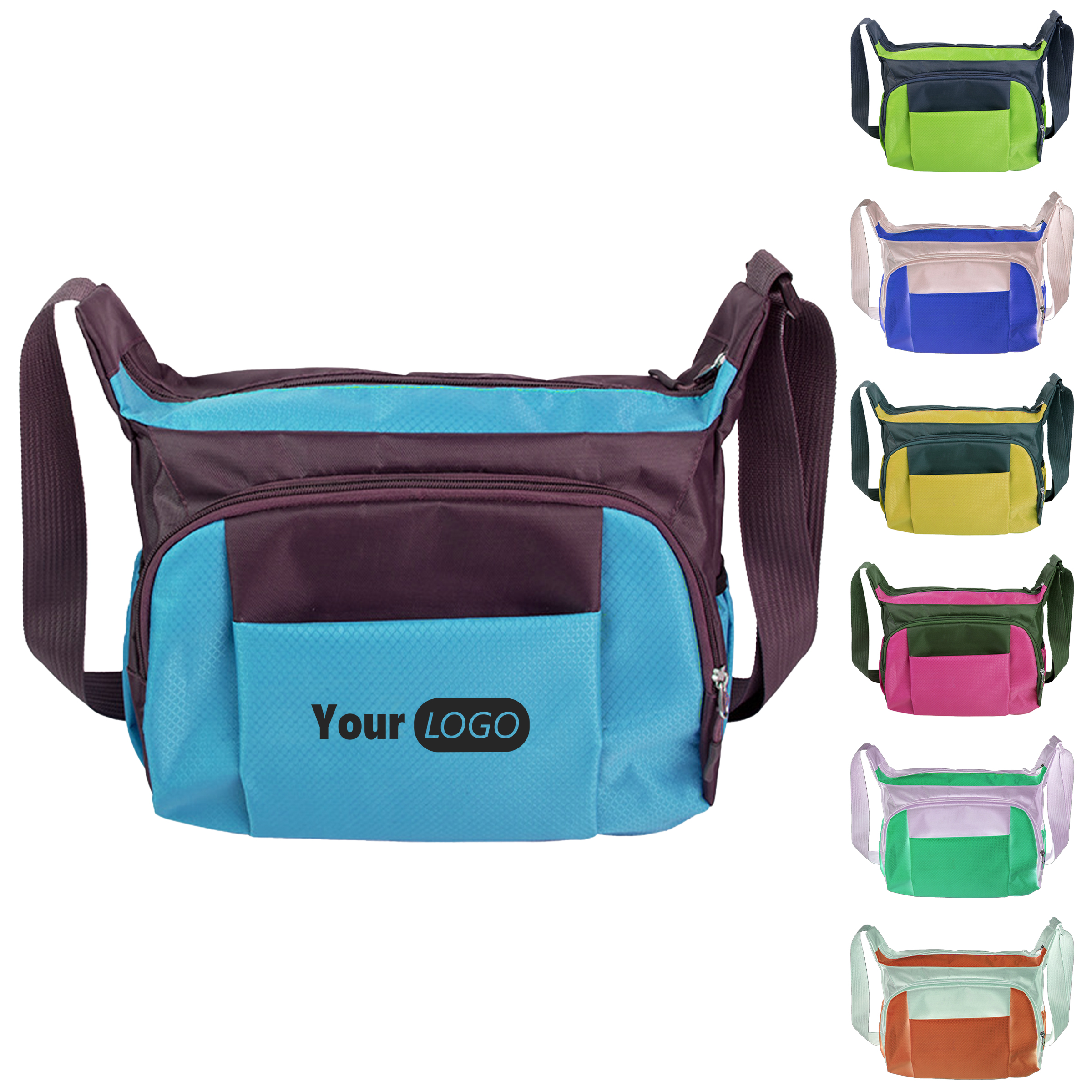 Oxford Customizable Large Travel Messenger Bag 3