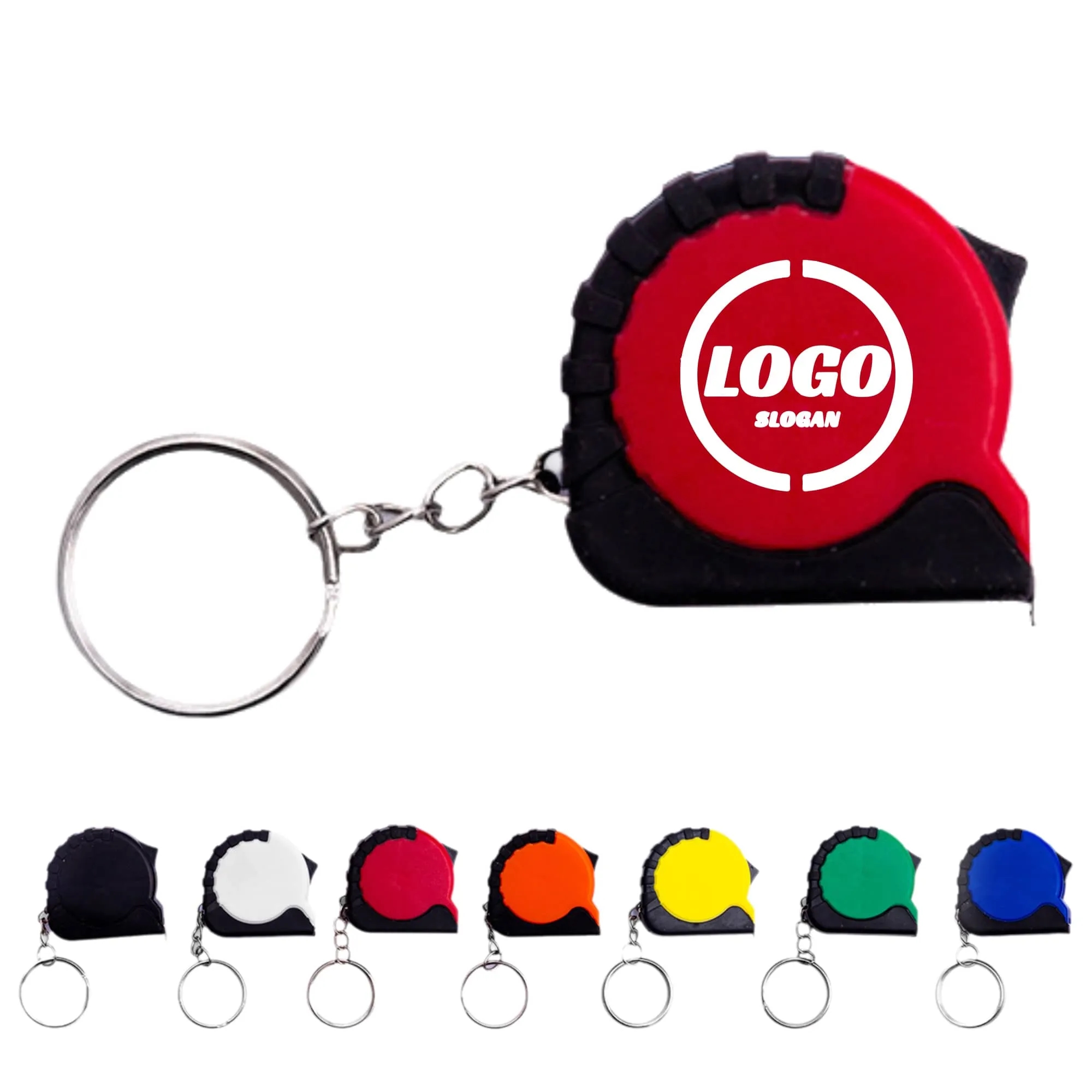 MOQ 100 Mini Tape Measure Keychain Charm 6