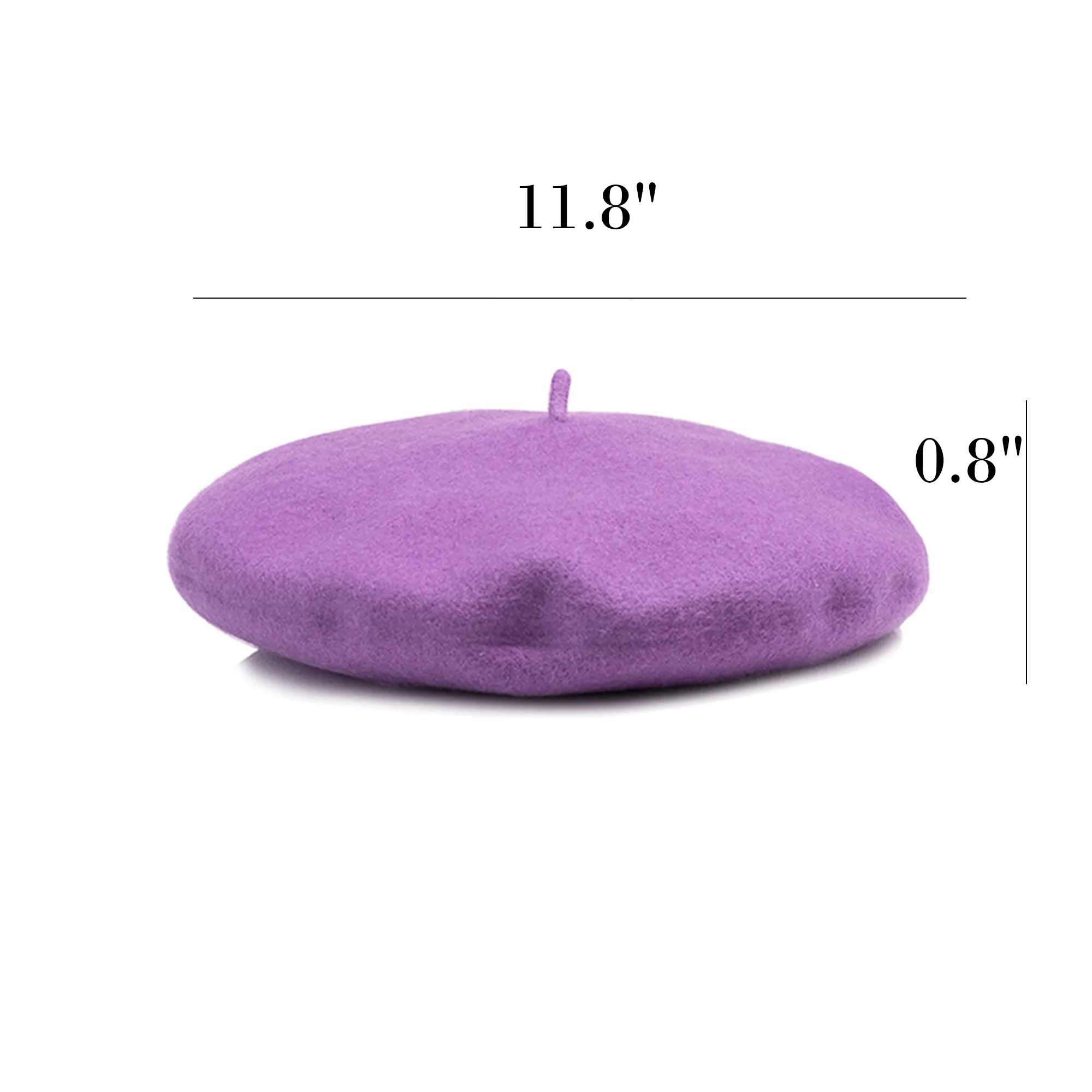 Thickened Wool Art Beret 12