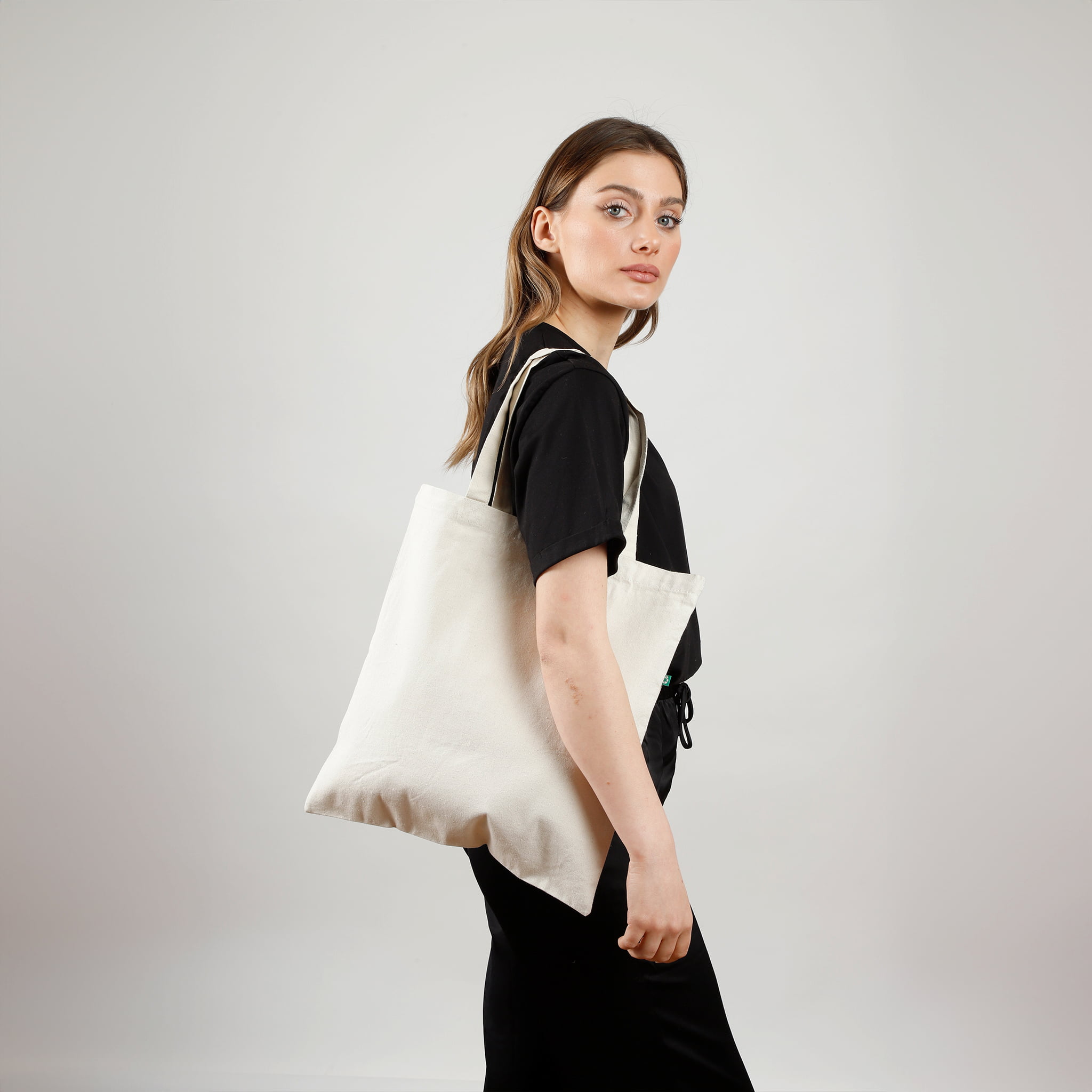 Recycled Classic Canvas Tote Bag 12