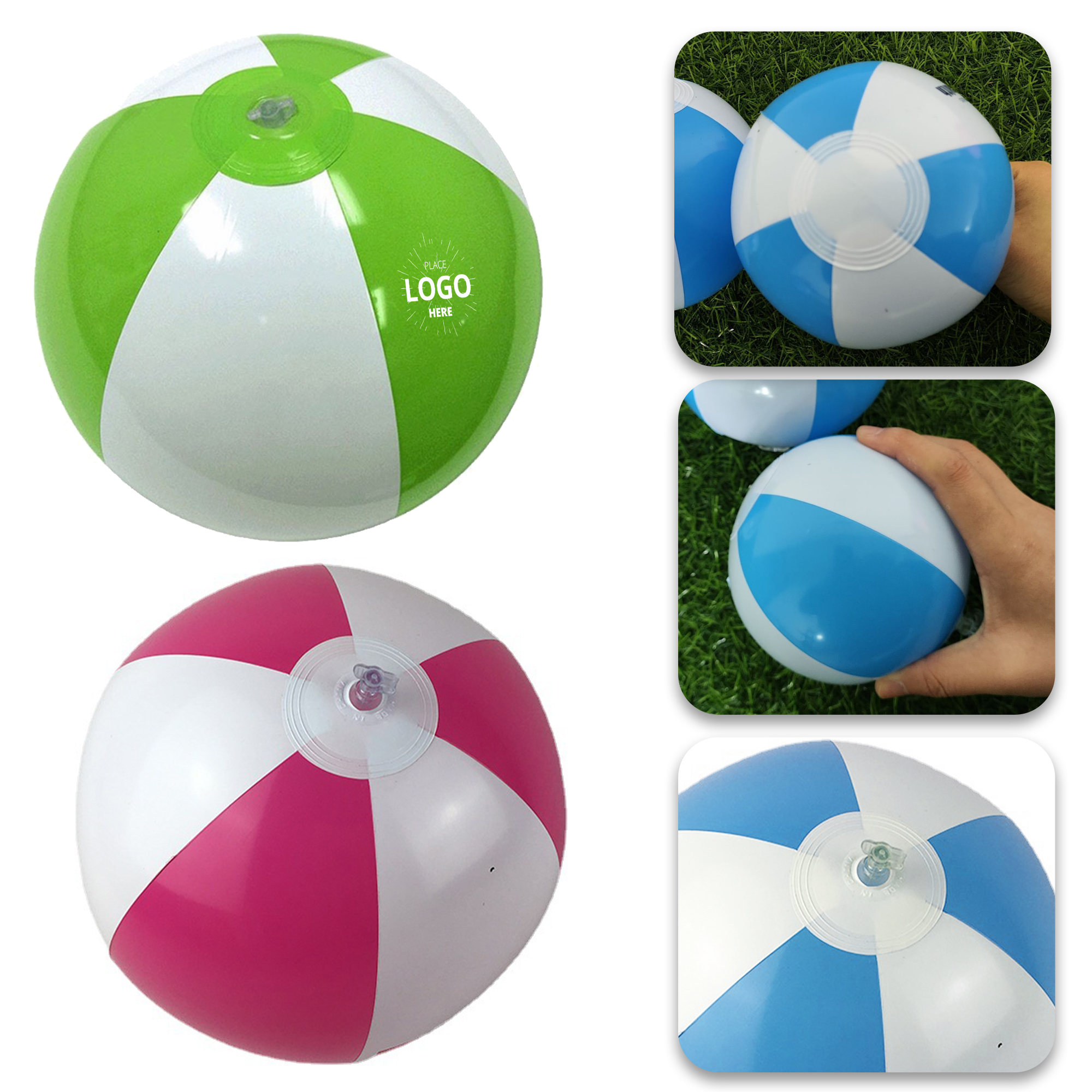 Small beach ball in hand 2