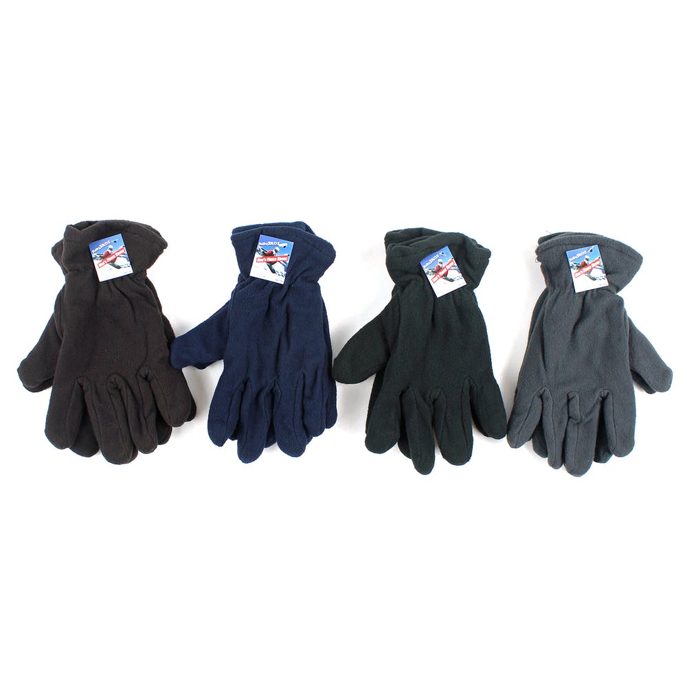 Men's Winter Gloves - Fleece Assorted Colors 3