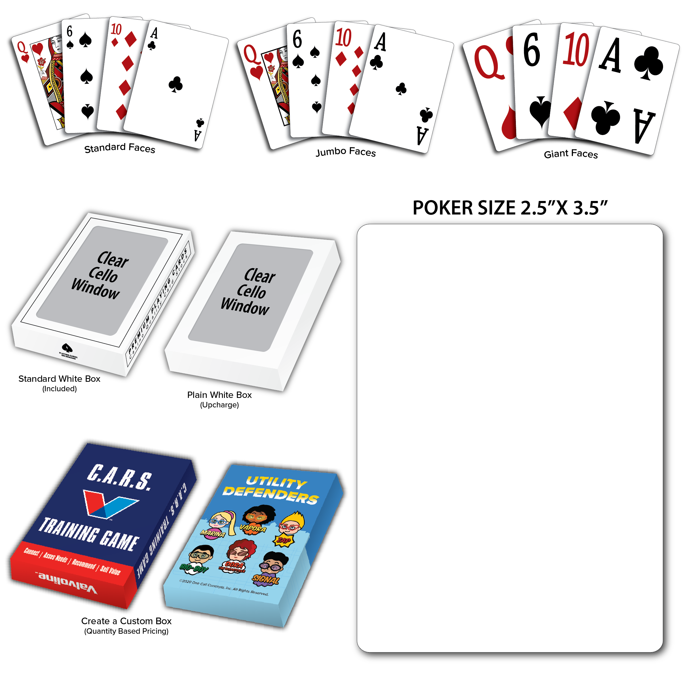 Full Color Custom Back Poker Size Playing Cards 7