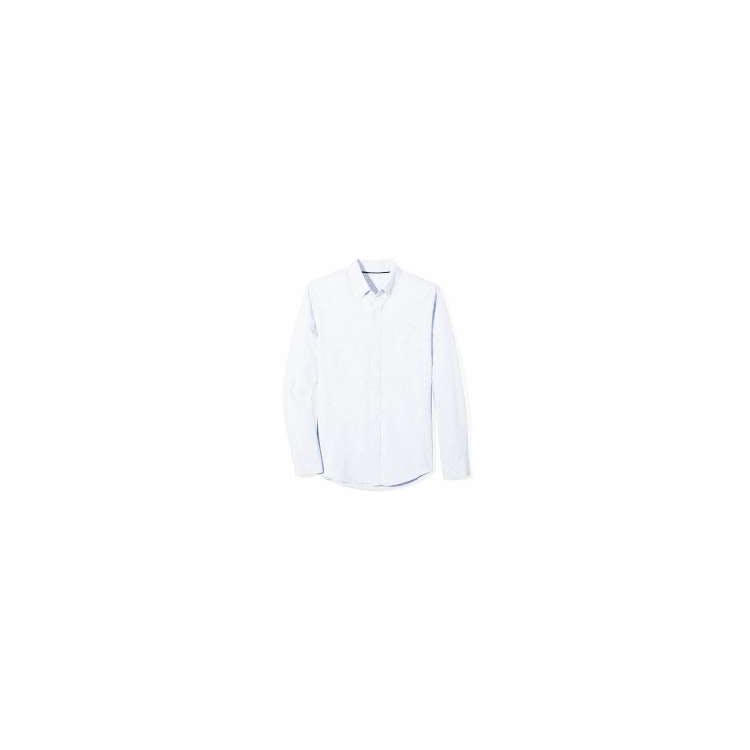 Boys' LS Oxford Shirts - White XXS 3