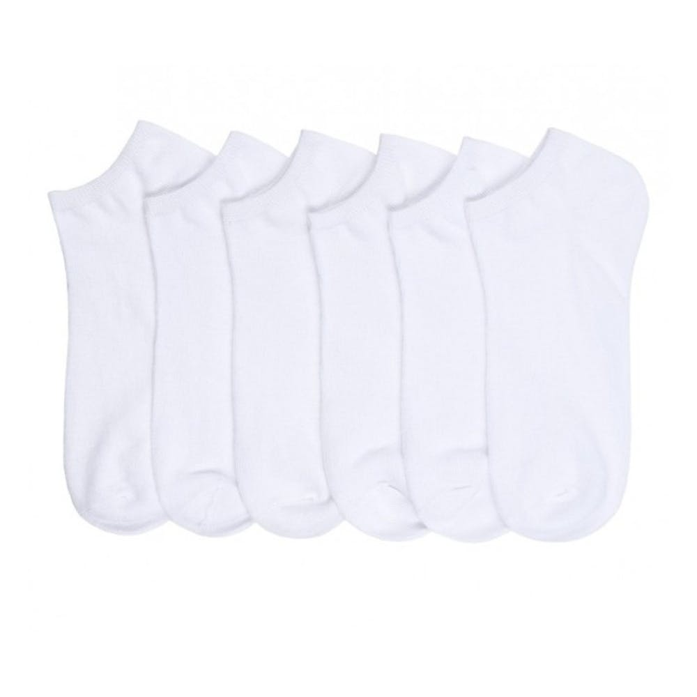 Adult Ankle Socks - Size 9-11 White 3