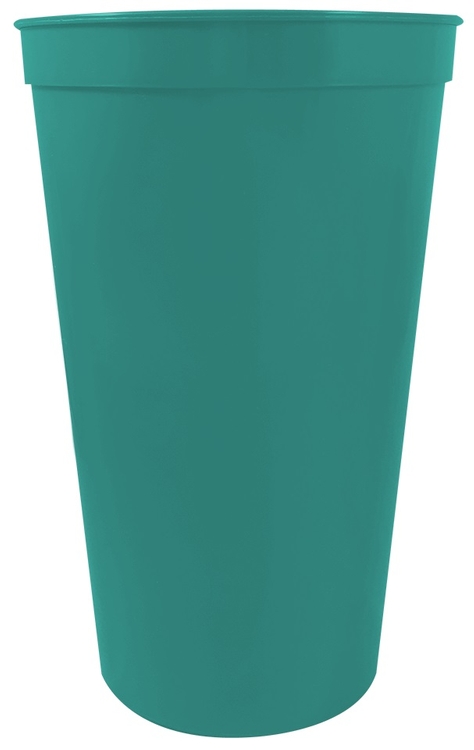 22 oz. Smooth Wall Plastic Stadium Cup 36