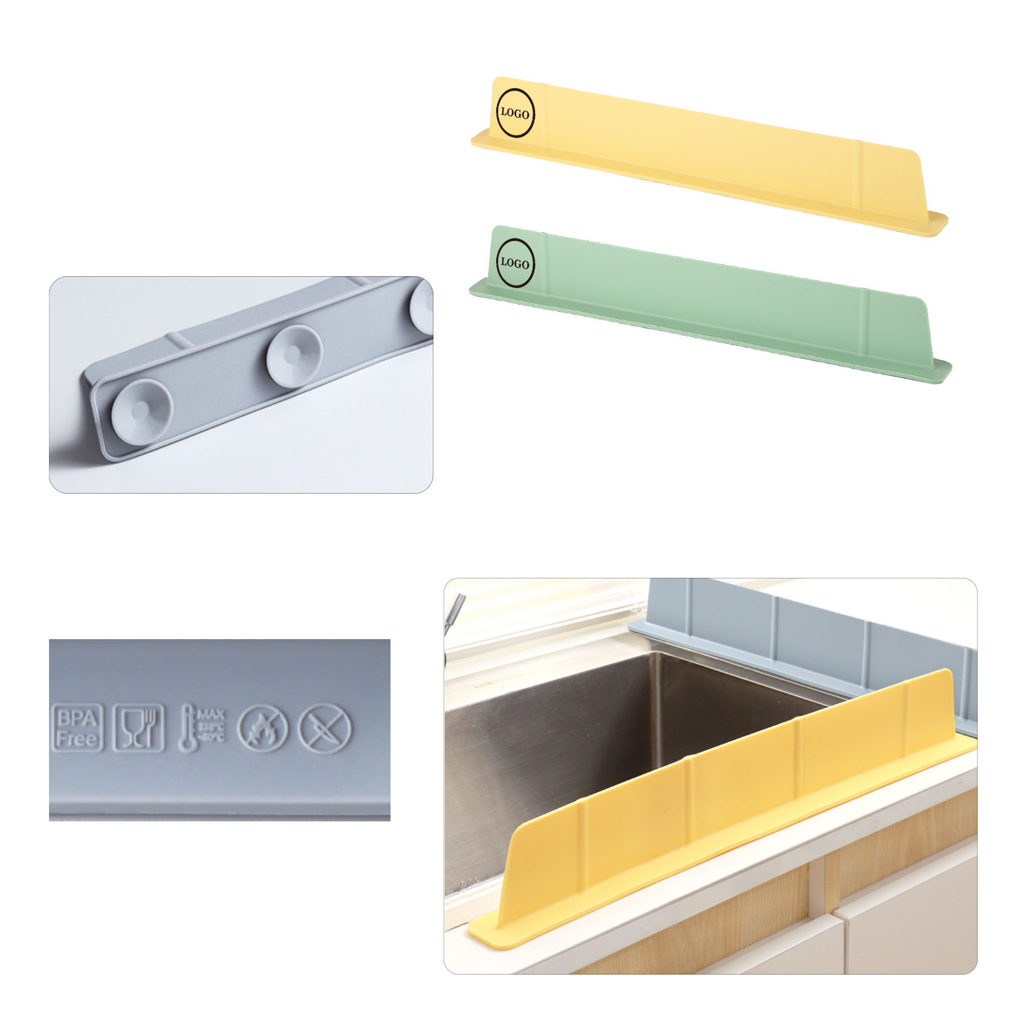MOQ100 Kitchen Sink Splash Guard