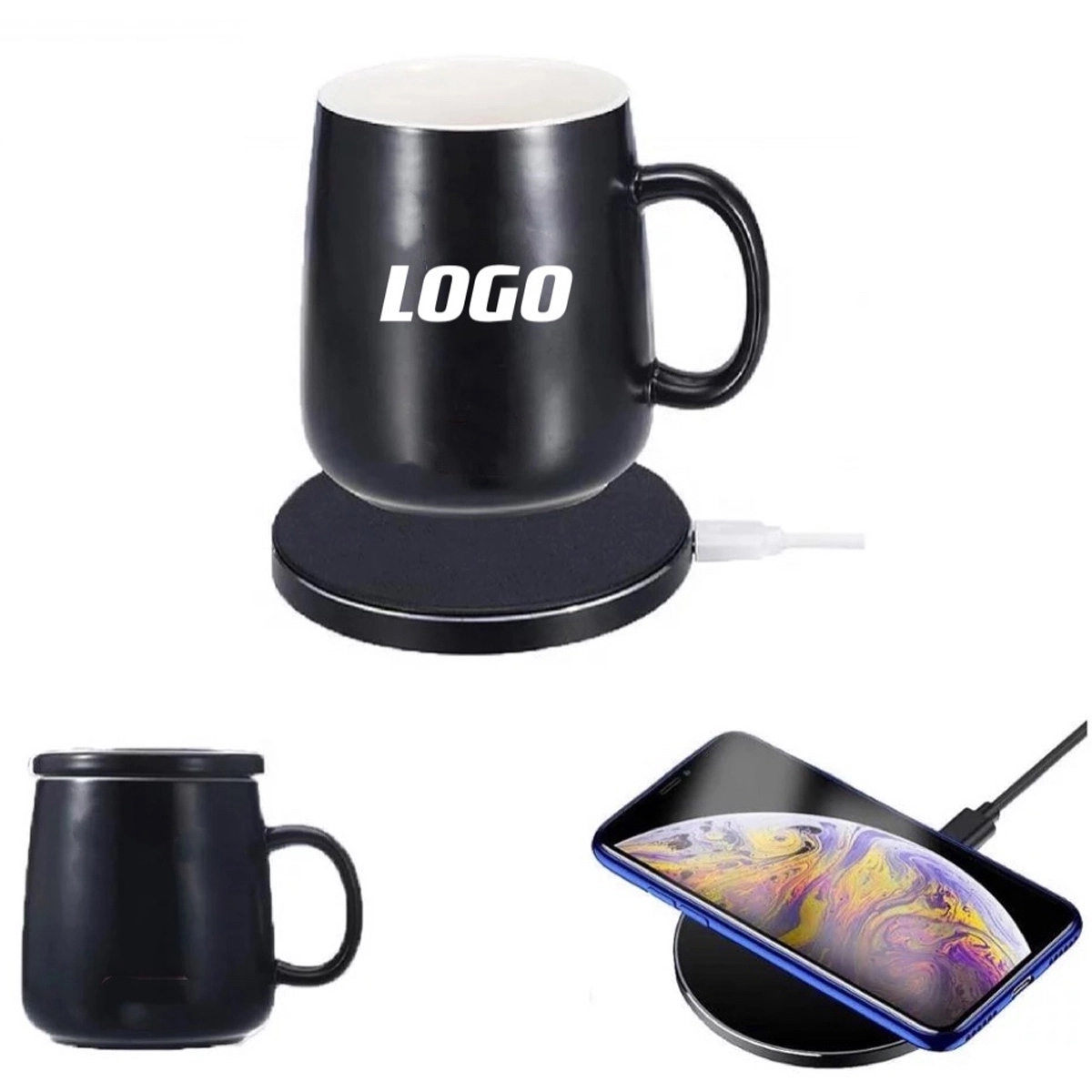 2-In-1 Mug Warmer With Wireless Charger