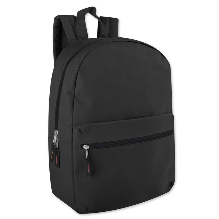 16.5" Basic Backpacks - Black 3