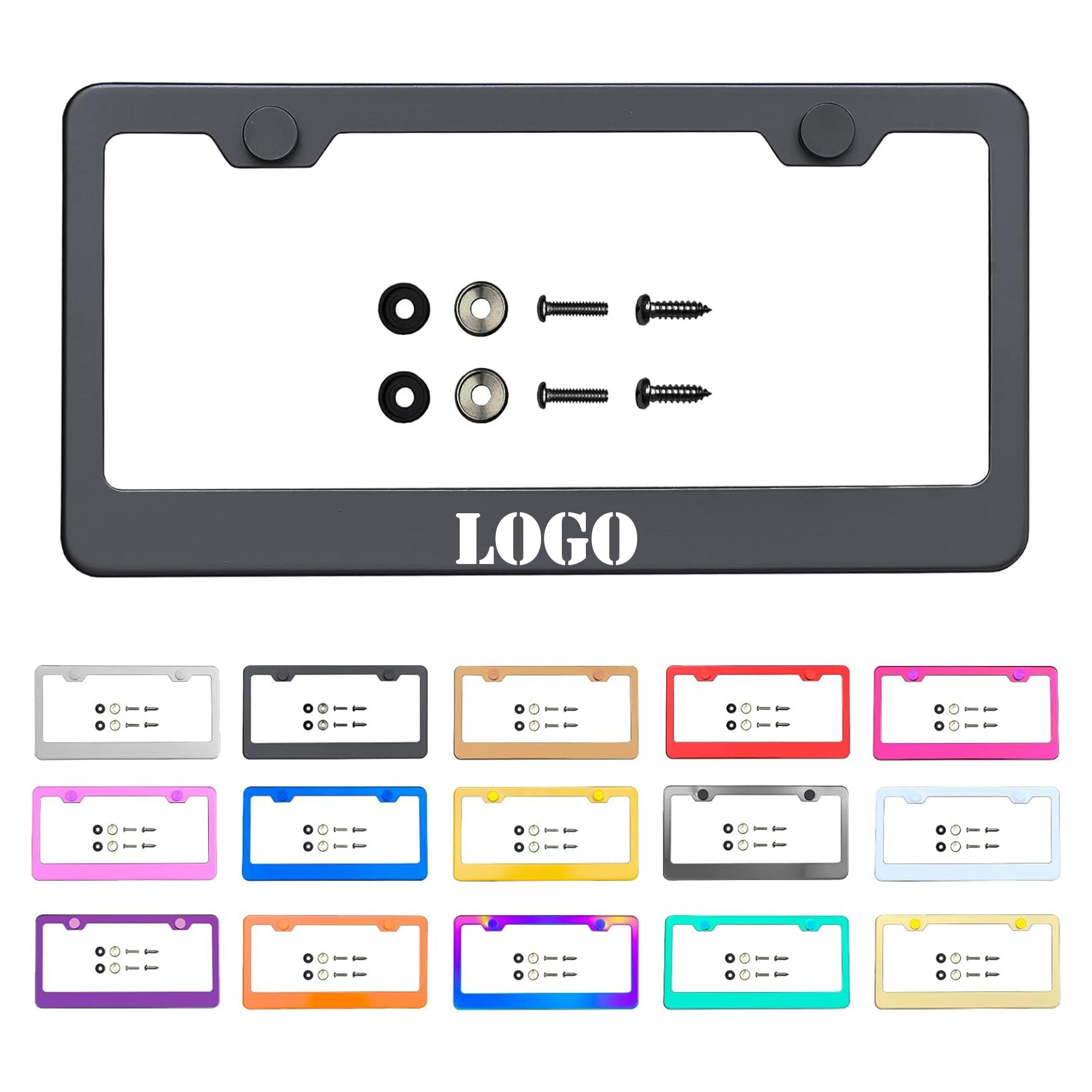 Metal License Plate Frame 2