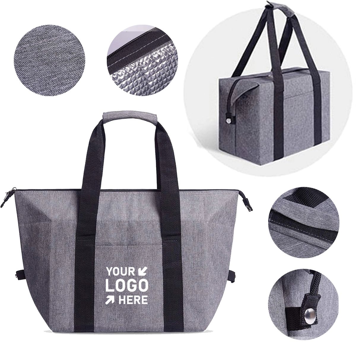 Thermal Lunch Cooler Tote Bag