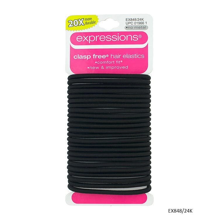 Hair Ties - Black 24 Pack 3