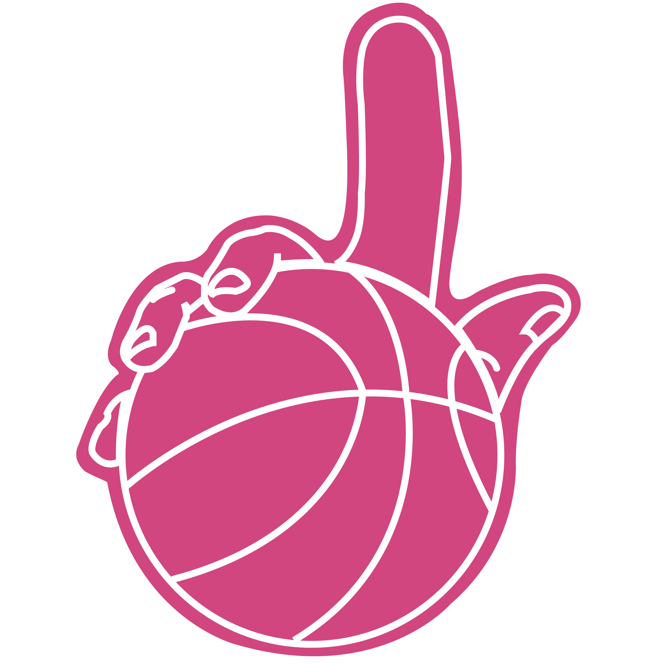 Large Basketball Hand 68