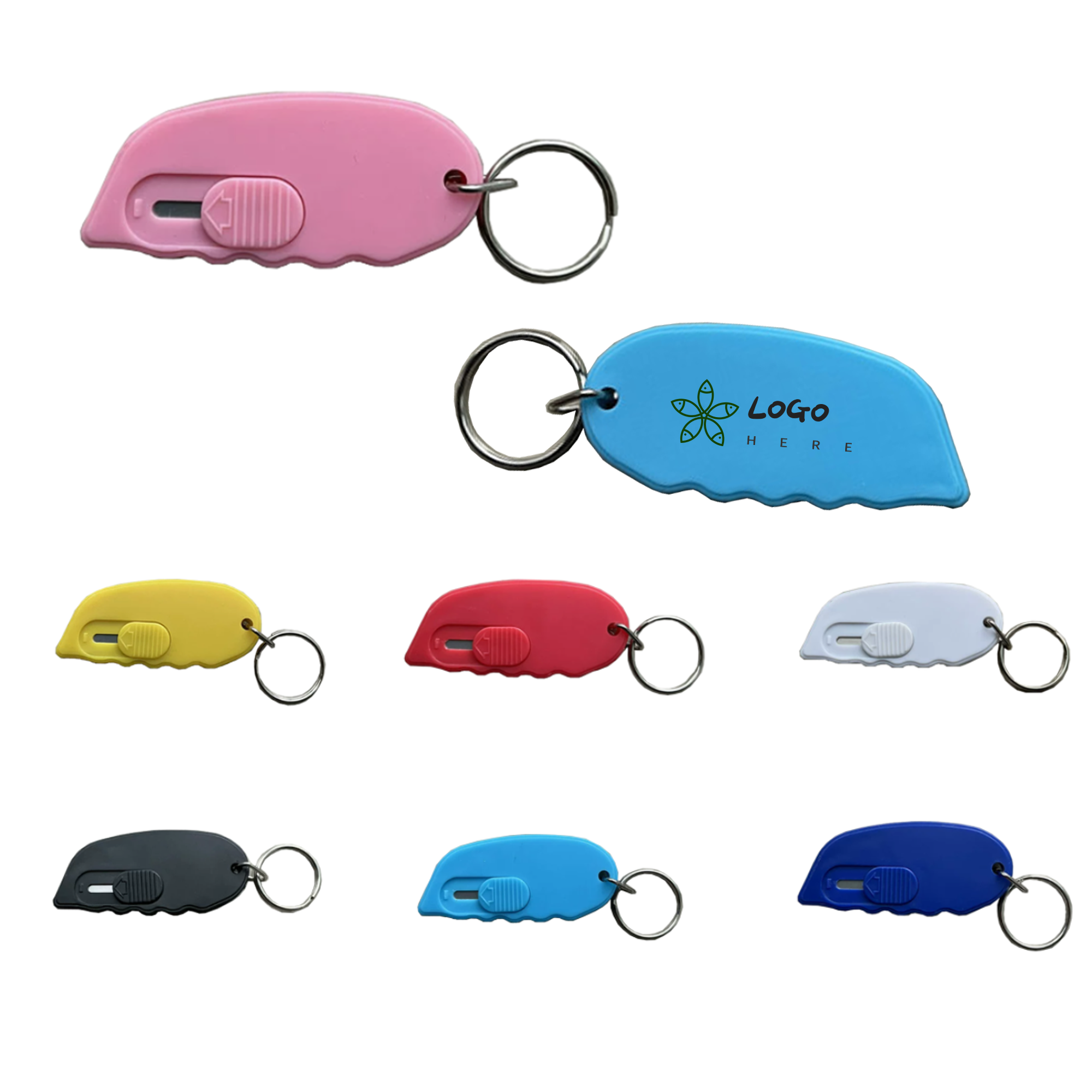 Mini Retractable Knife Box Cutter Keychain 2