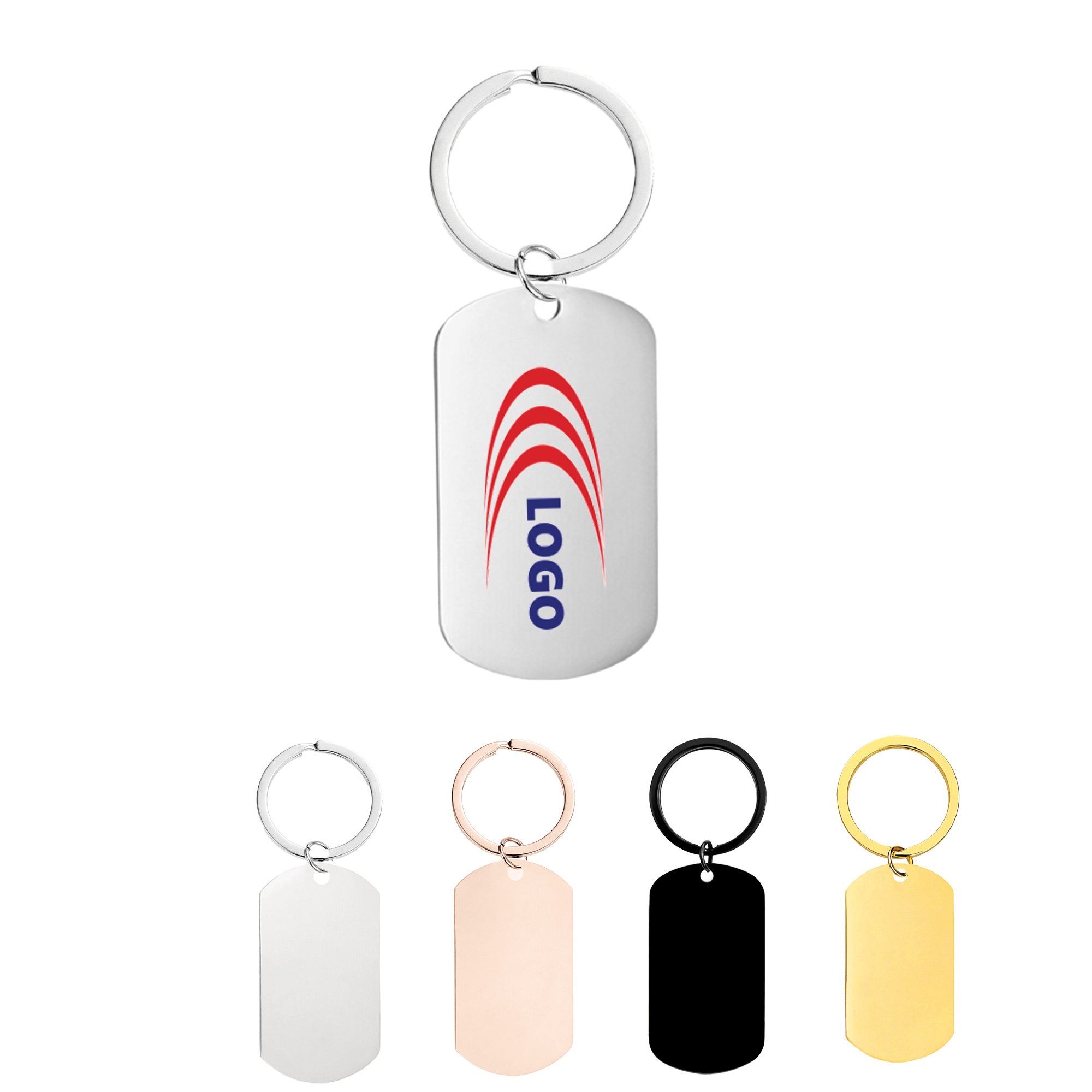 Custom Stainless Steel Keychain 2