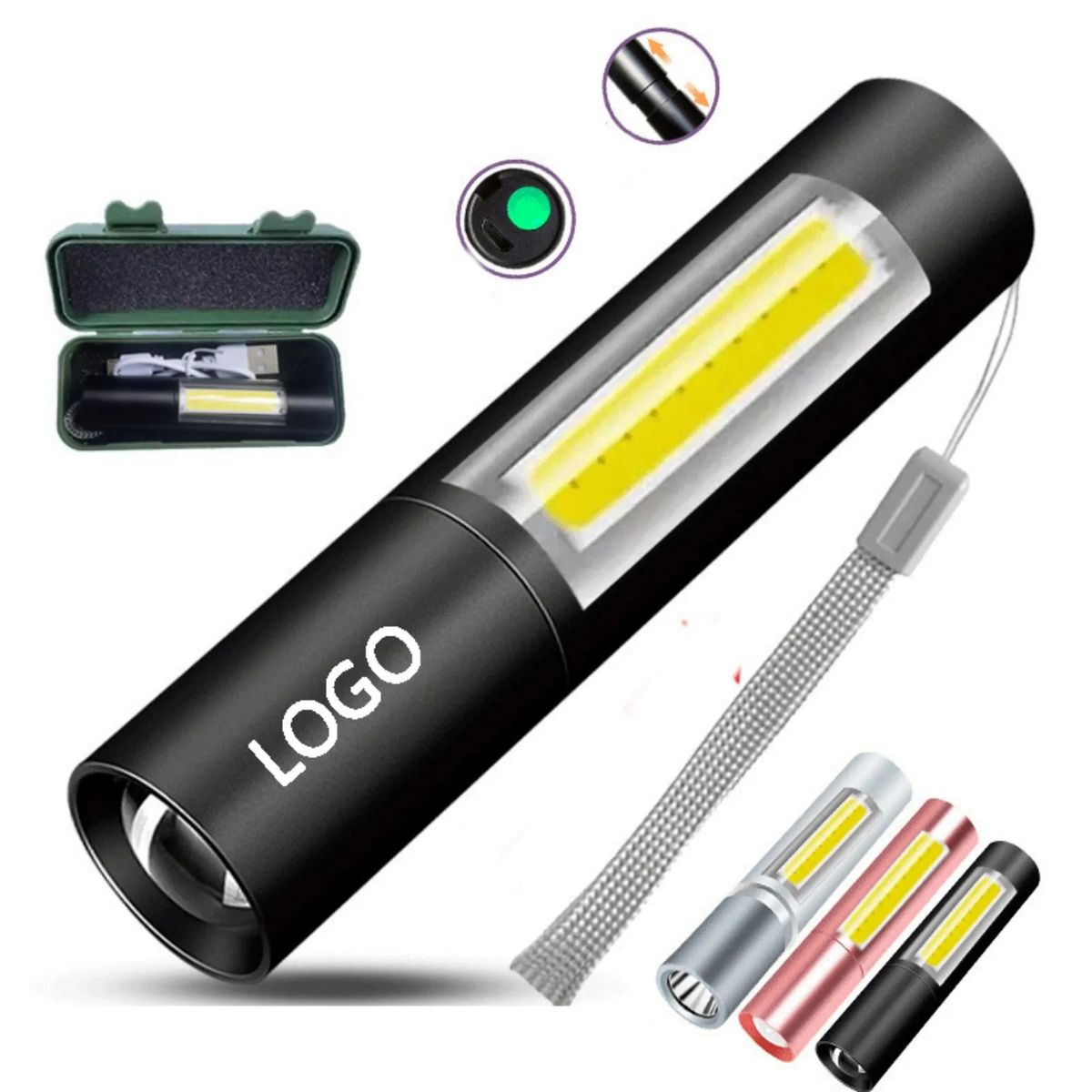 Rechargeable Mini LED Flashlight