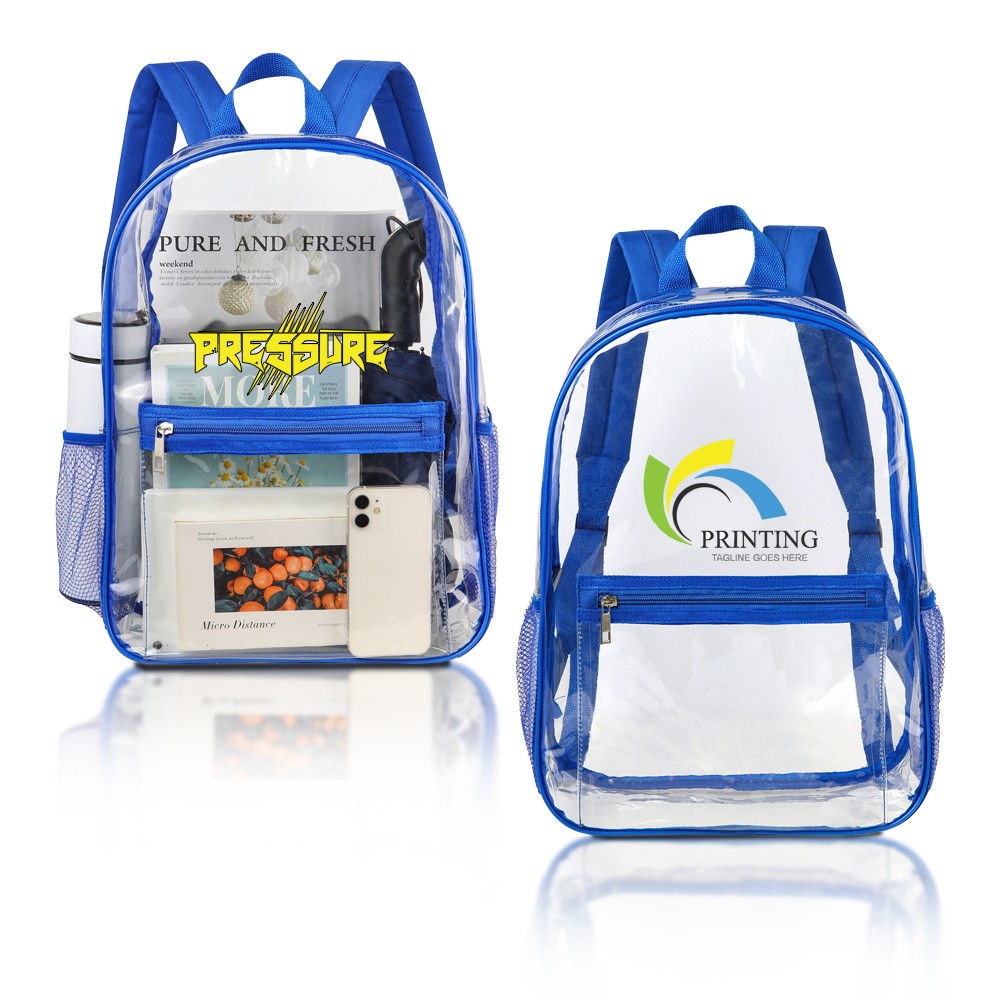 Heavy Duty Transparent PVC School Backpack 3