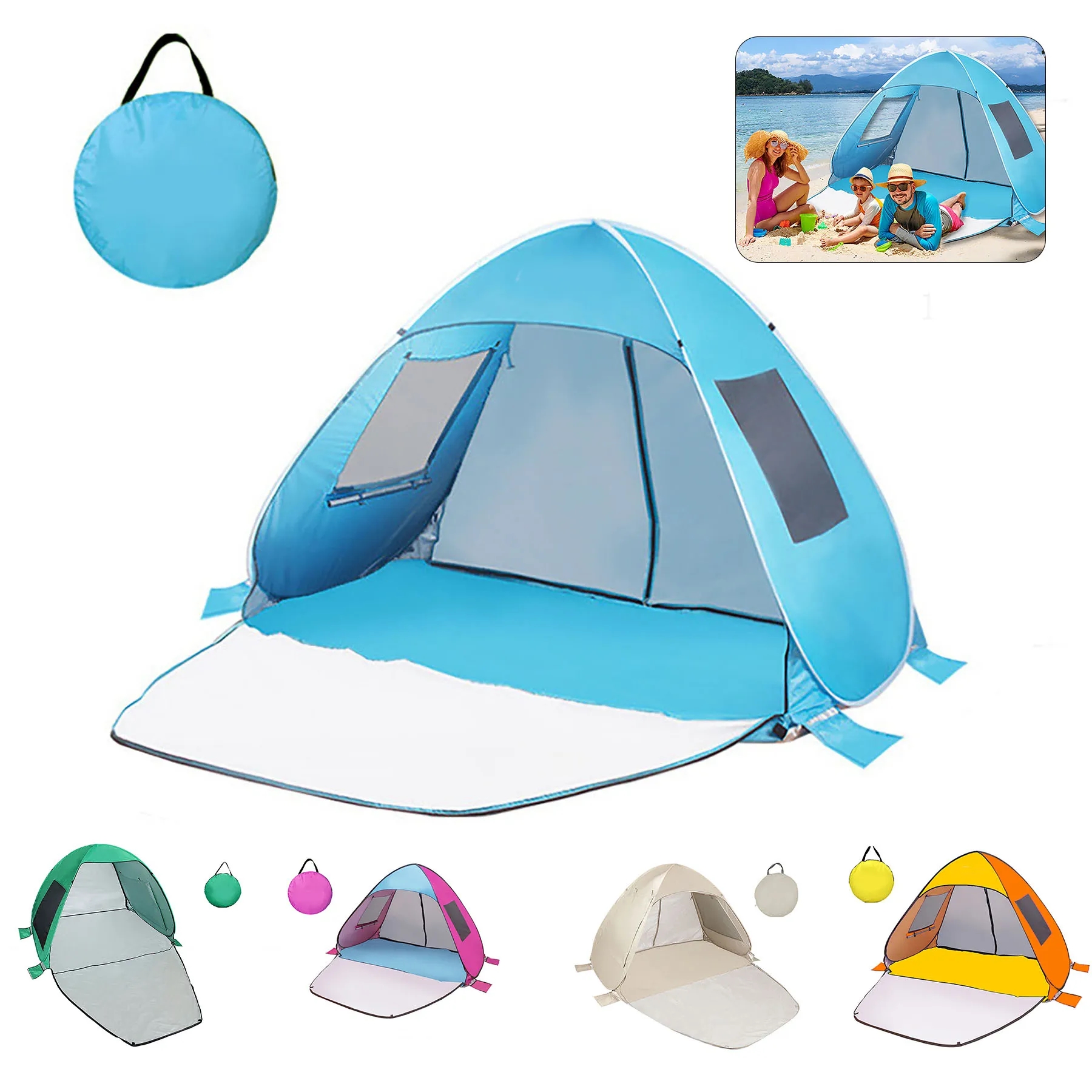 Portable Pop Up Beach Tent 22