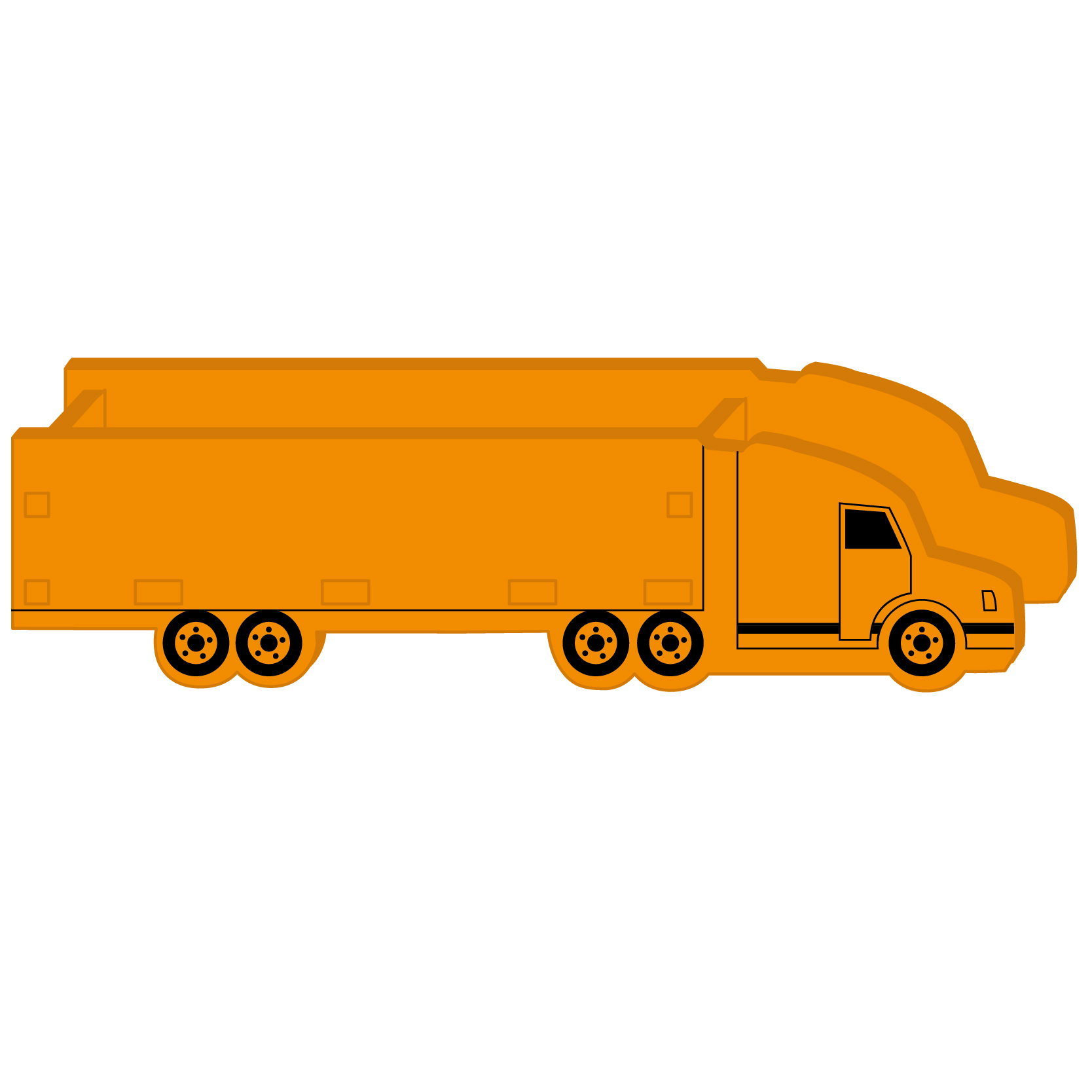Semi Truck Desktop Caddy 26