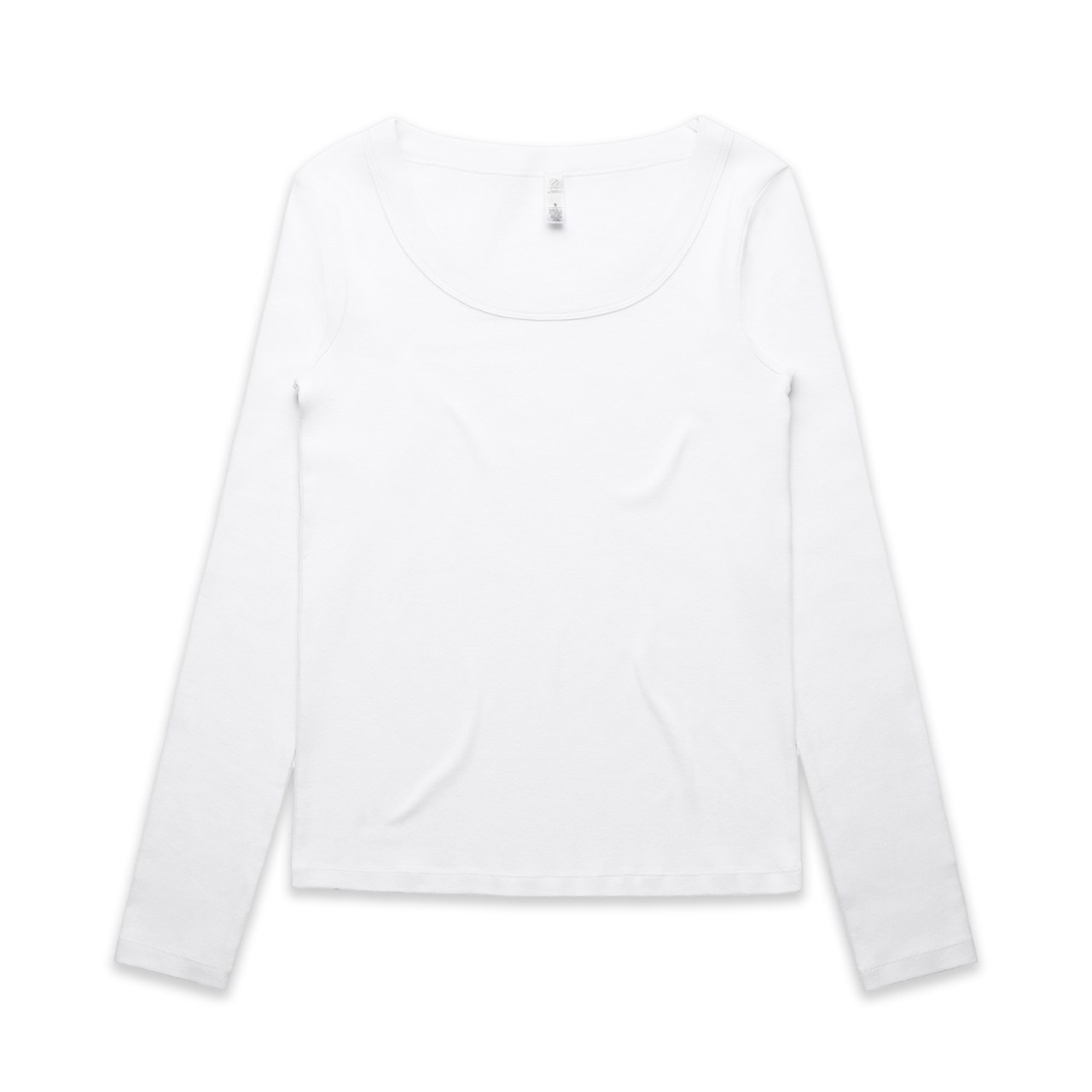 Wo's Organic Rib L/S Tee | 4075 10