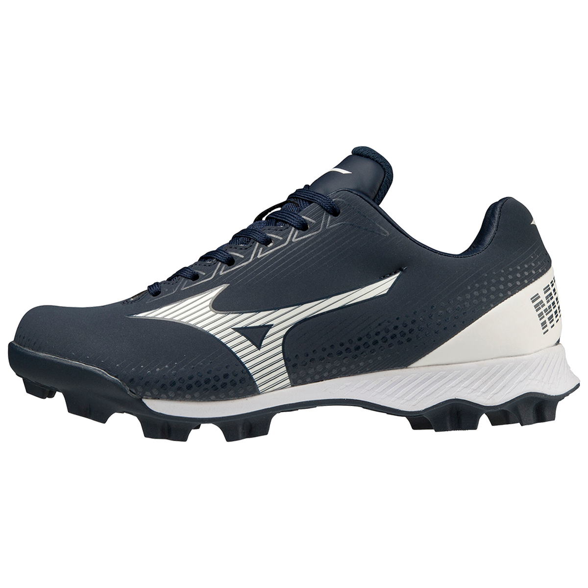 Mizuno Wave Lightrevo JR Low Molded Rubber Baseball Cleat 7