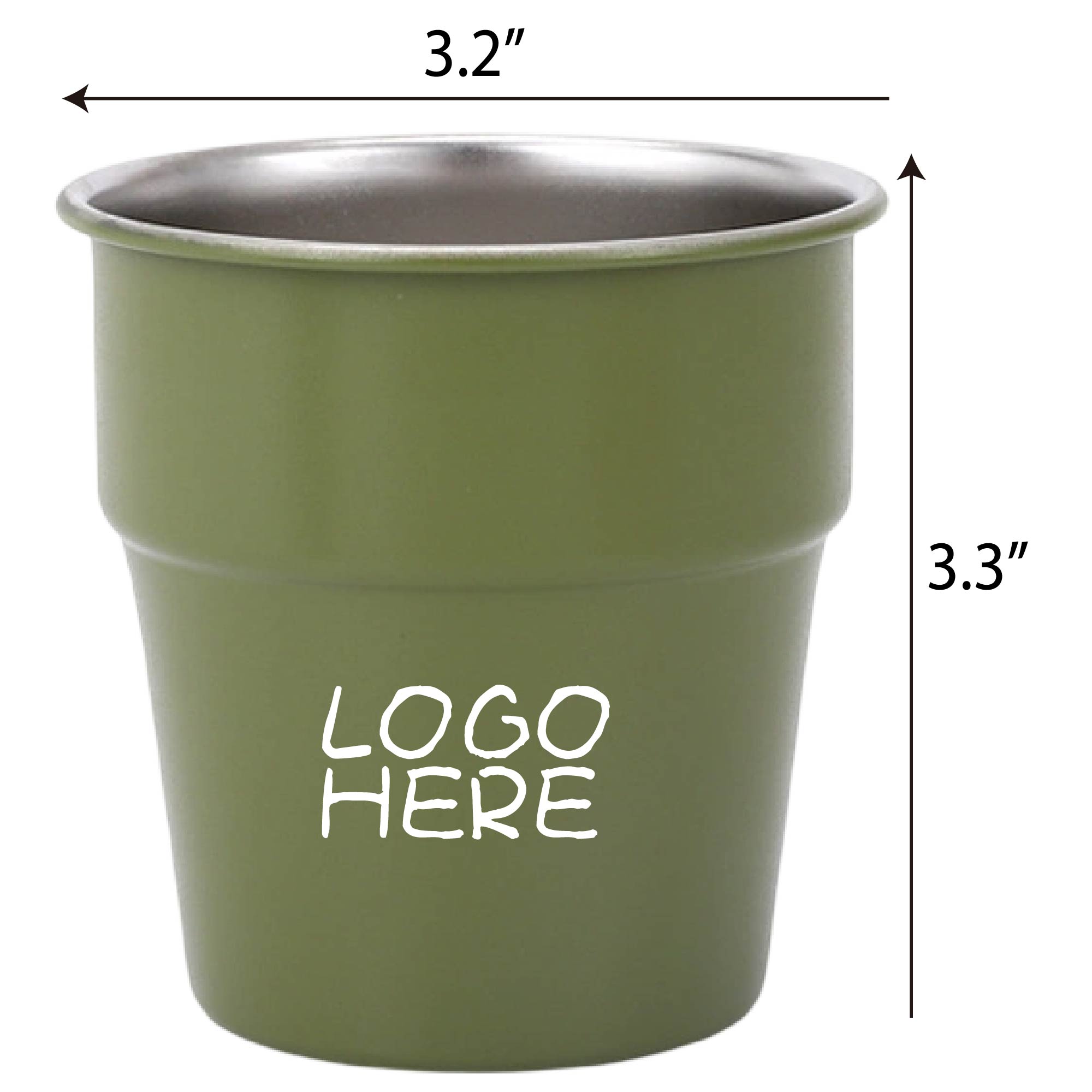10 oz Stainless Steel Cup Camping Mug 5