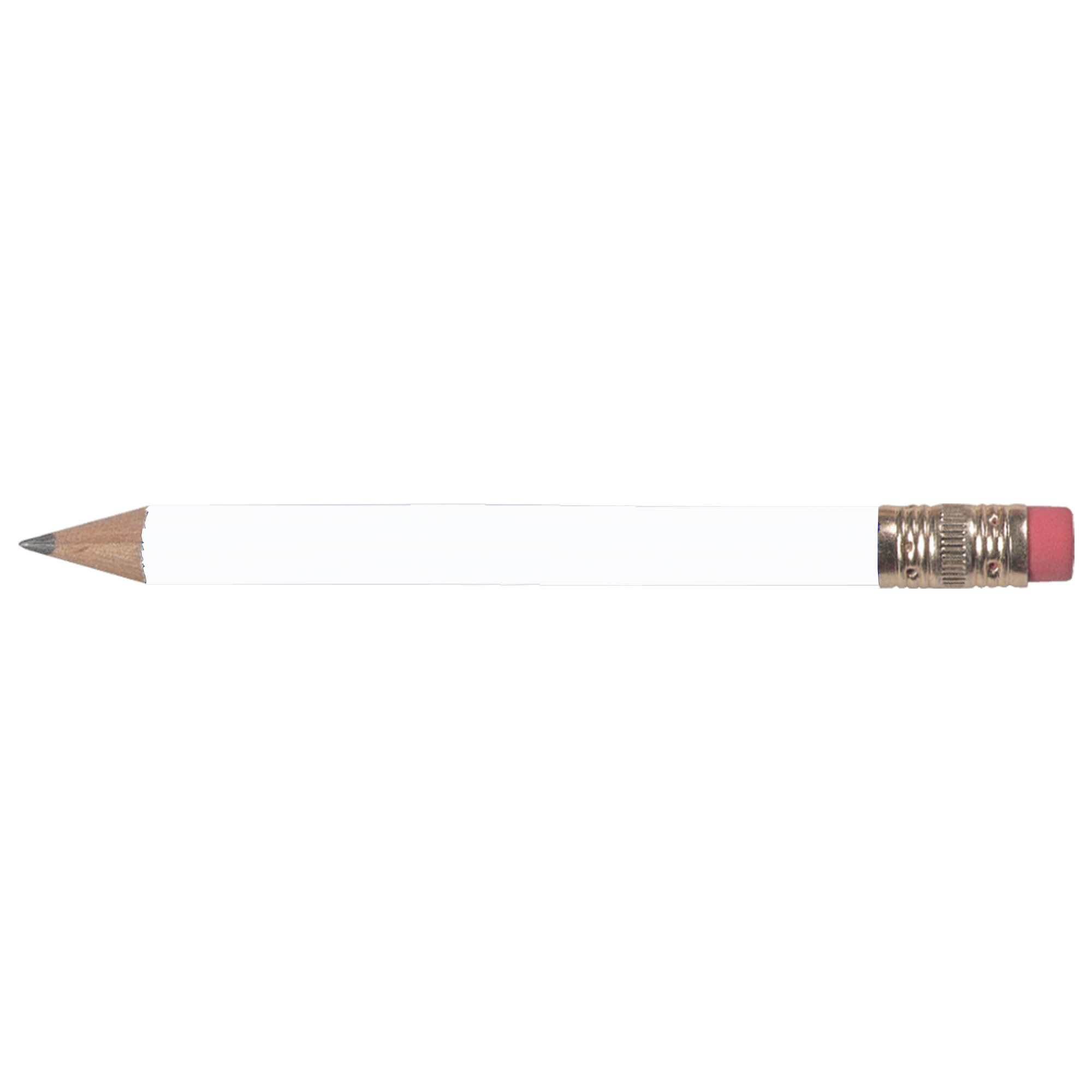 Round Golf Pencil w/Eraser 13