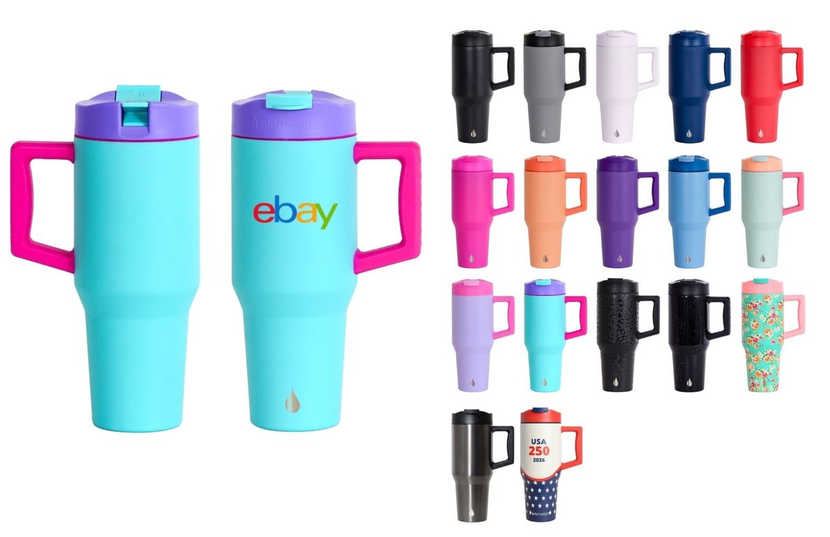 Elemental® Commuter 32oz Stainless Steel Tumbler with Handle and Dual-Function Lid 47