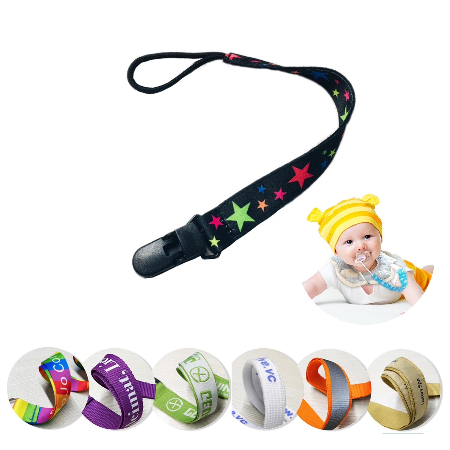 Pacifier Holder With A Clip