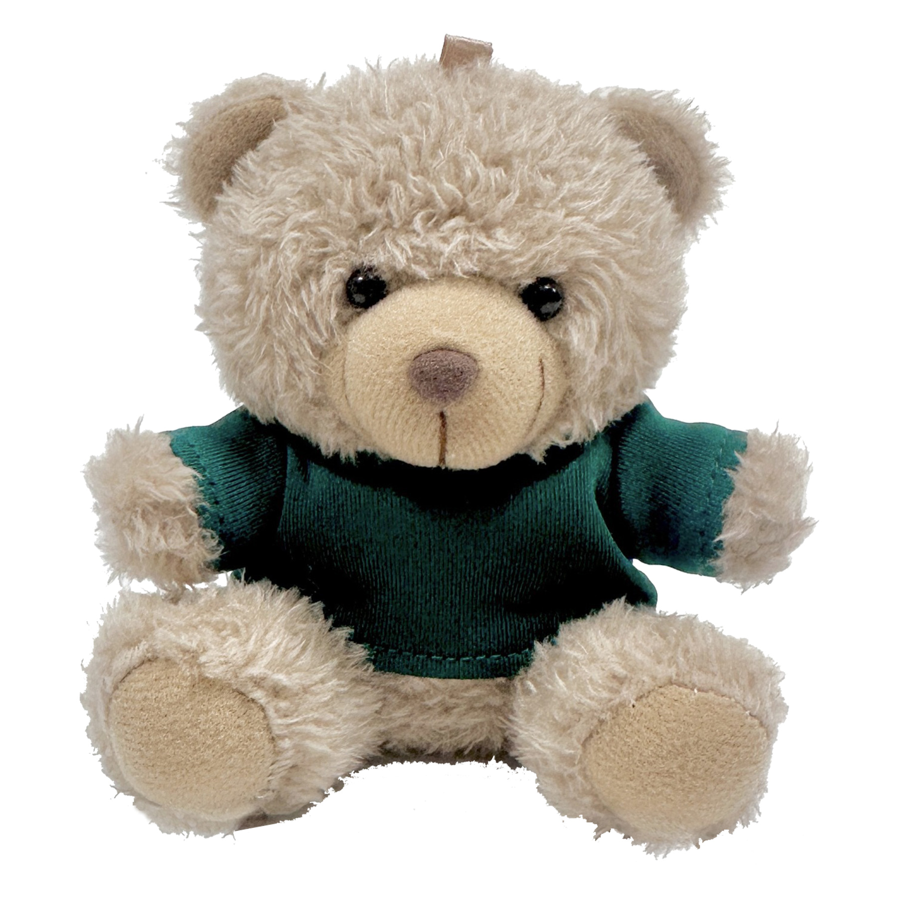 Fluffy Teddy Bear Plush Doll with Keychain Charm 6