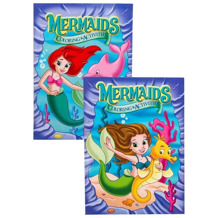 Mermaids Coloring and Activity Books Two Assorted - 80 Pages 3