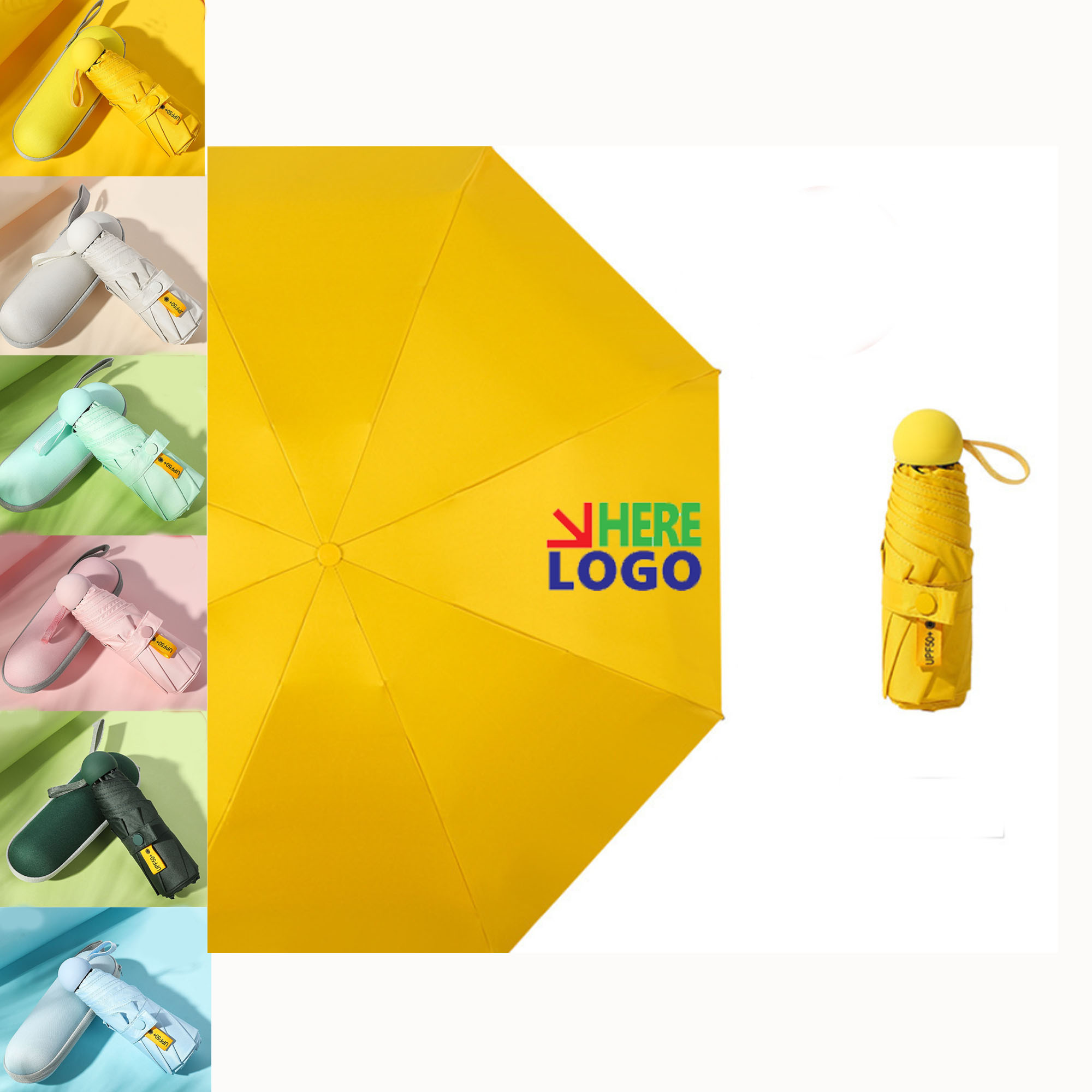 Sunshade UV Protection Folding Umbrella 3
