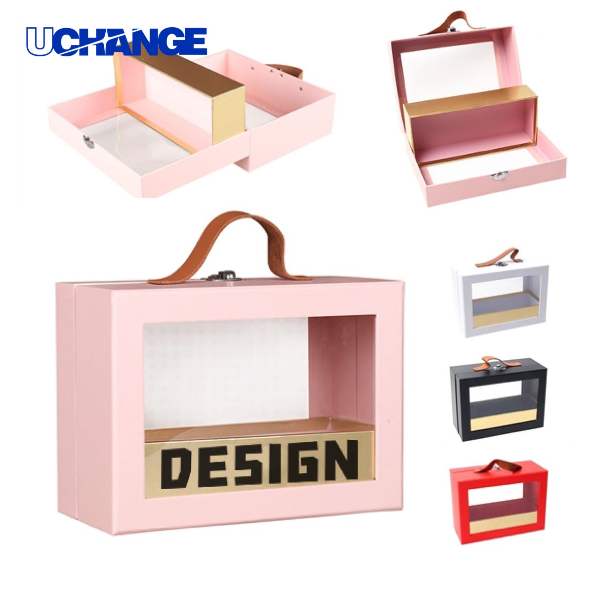 Square Gift Box with Clear Window